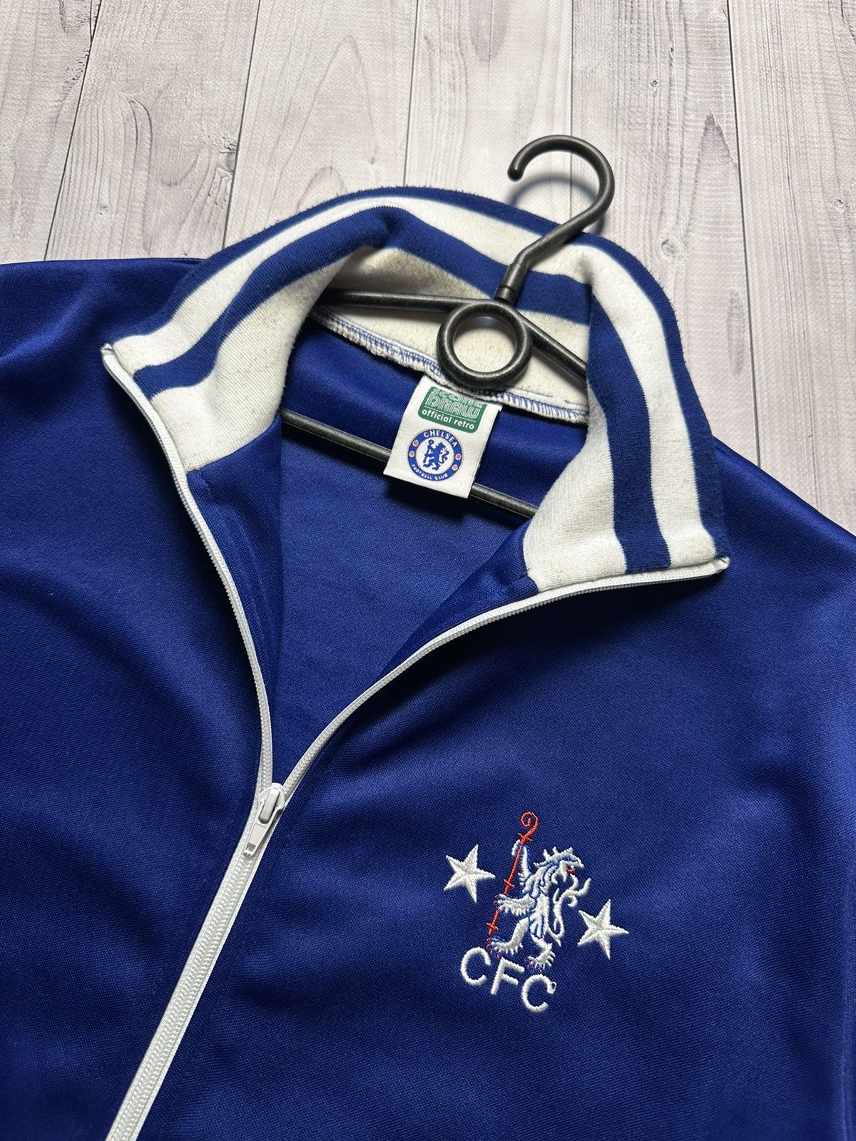 Vintage Vintage Chelsea soccer jacket blue size L retro rare. Size US L / EU 52-54 / 3 - 3 Thumbnail