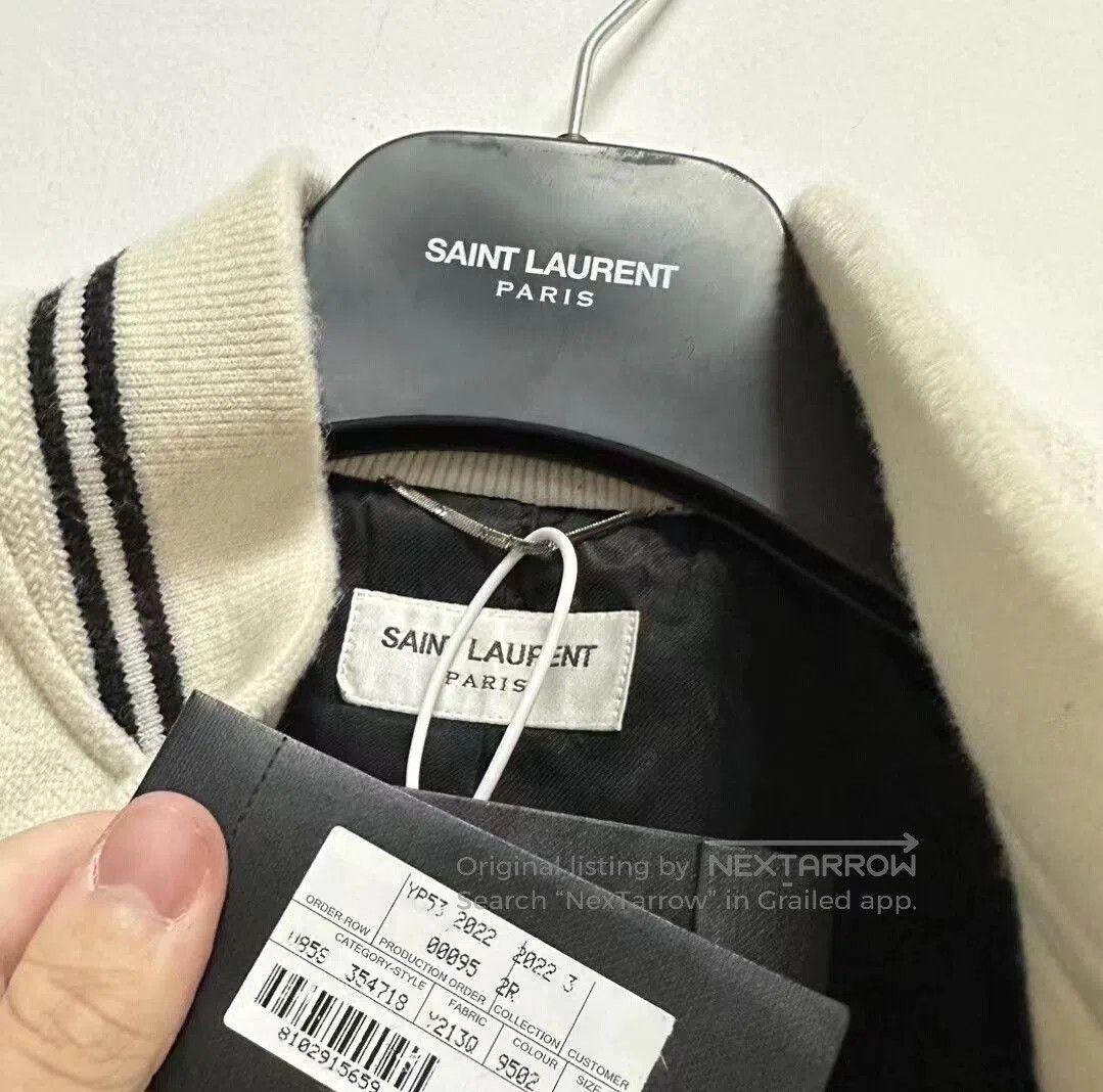 Saint Laurent Paris saint laurent black white baseball jacket. Size US L / EU 52-54 / 3 - 3 Thumbnail