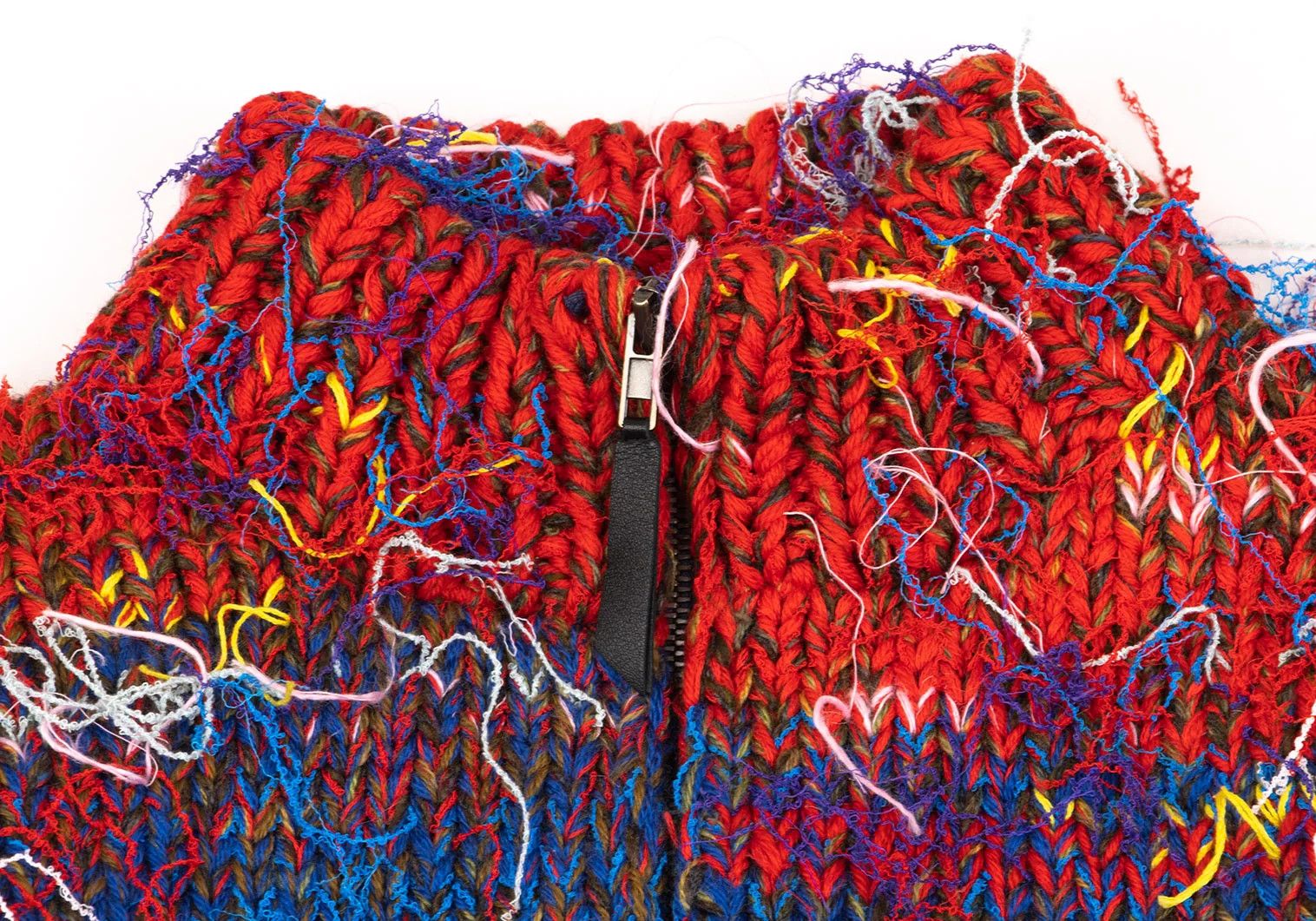 Maison Margiela Multicolor Handmade Knit Cardigan Size S Size US S / EU 44-46 / 1 - 3 Thumbnail