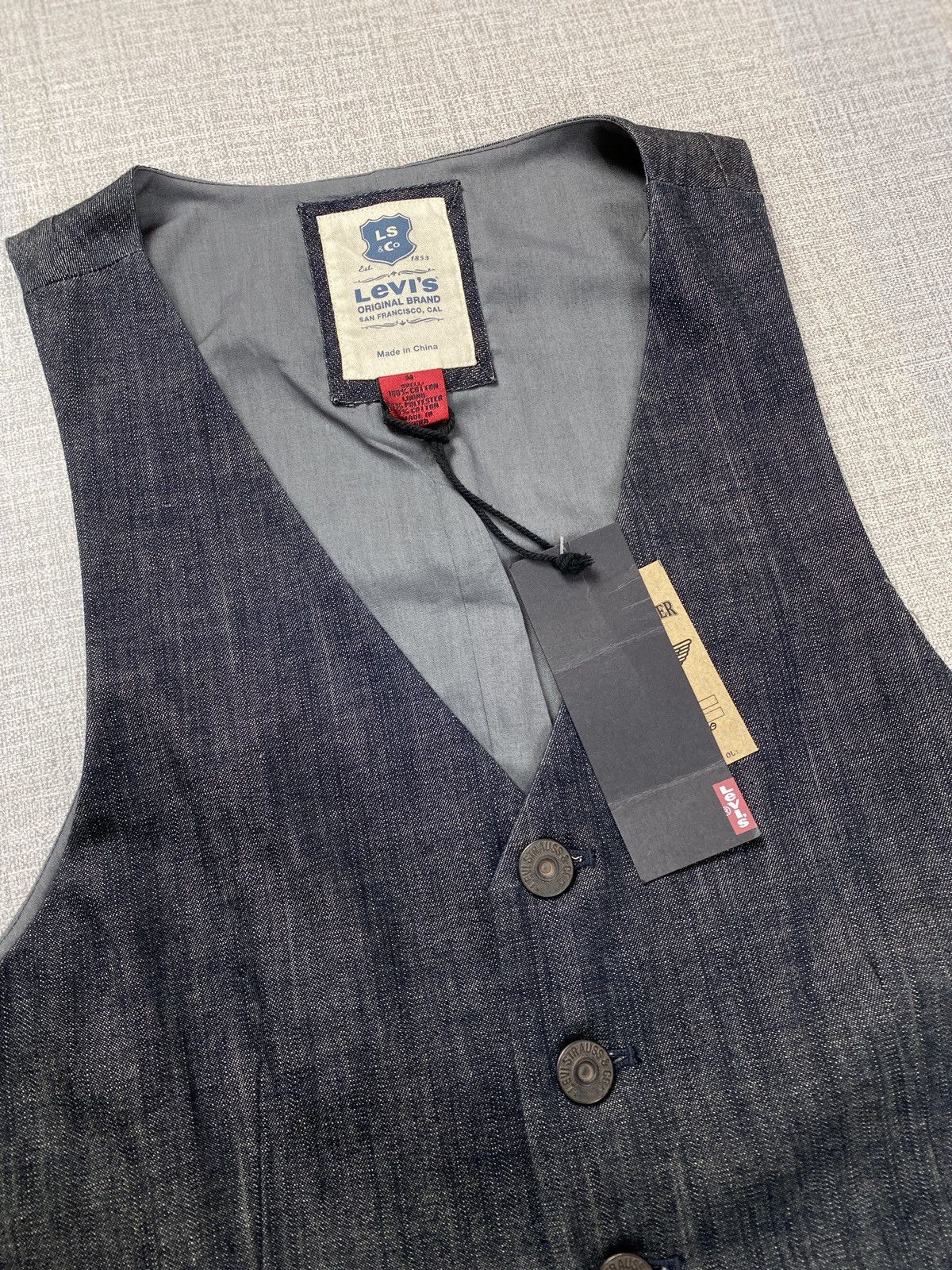 Levi's Levis Denim Western Vest Size US M / EU 48-50 / 2 - 3 Thumbnail