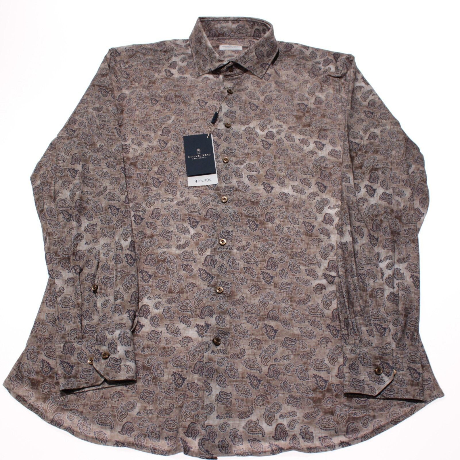 Other Emanuel Berg New with tags Shirt Size XL US In Brown Size US XL / EU 56 / 4 - 3 Thumbnail