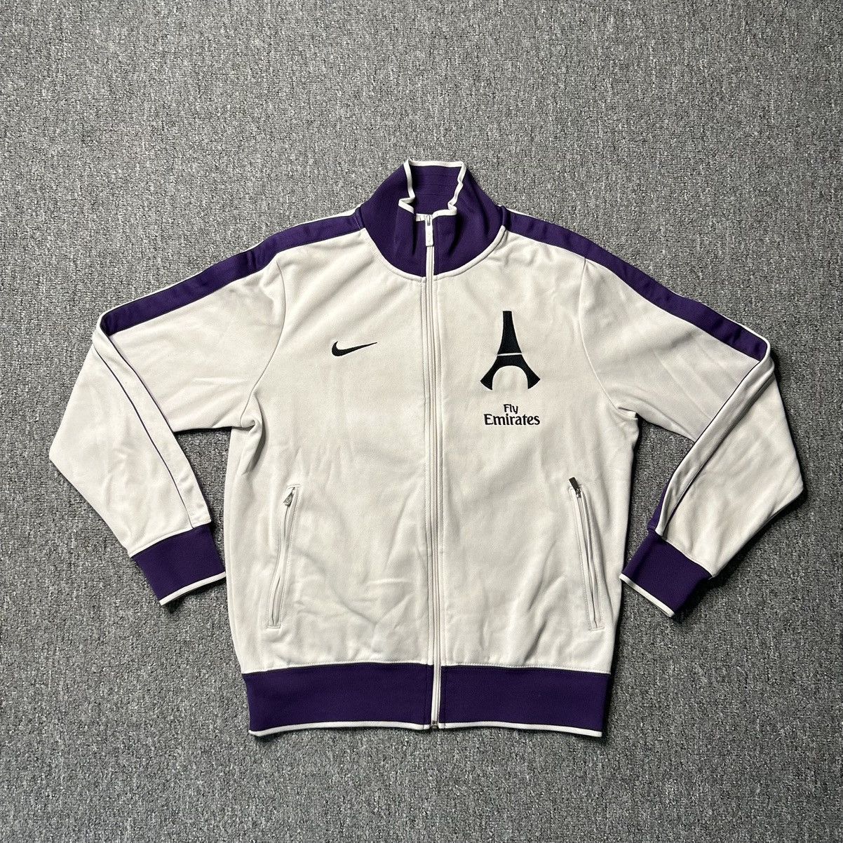 Nike Nike PSG 2007 Paris Saint-Germain Track Jacket White M Size US M / EU 48-50 / 2 - 2 Thumbnail