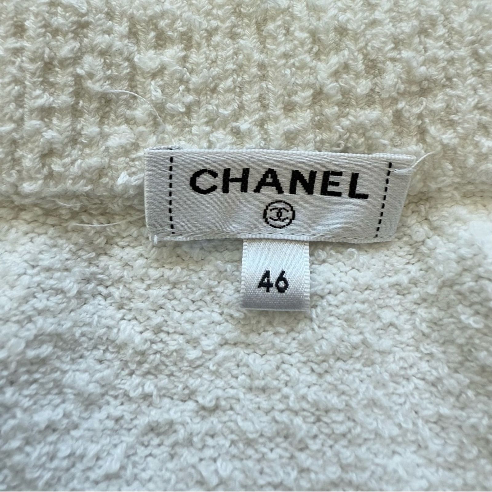 Chanel CHANEL long white skirt size 46FR or 12 US Authentic 2200$ Size 34" / US 12 / IT 48 - 4 Thumbnail