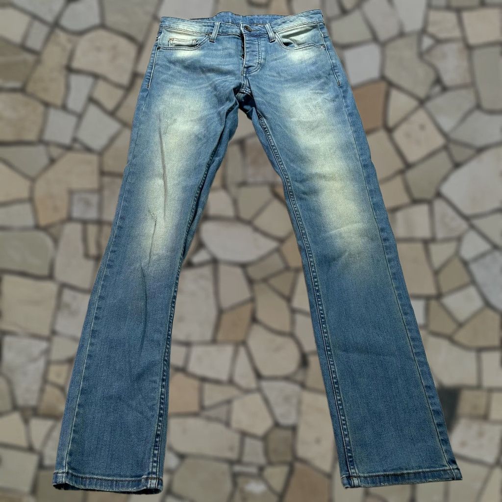 Benetton Benetton Jeans Mens 30x32 Blue Slim Stretch Denim Medium Wash Size US 30 / EU 46 - 1 Thumbnail