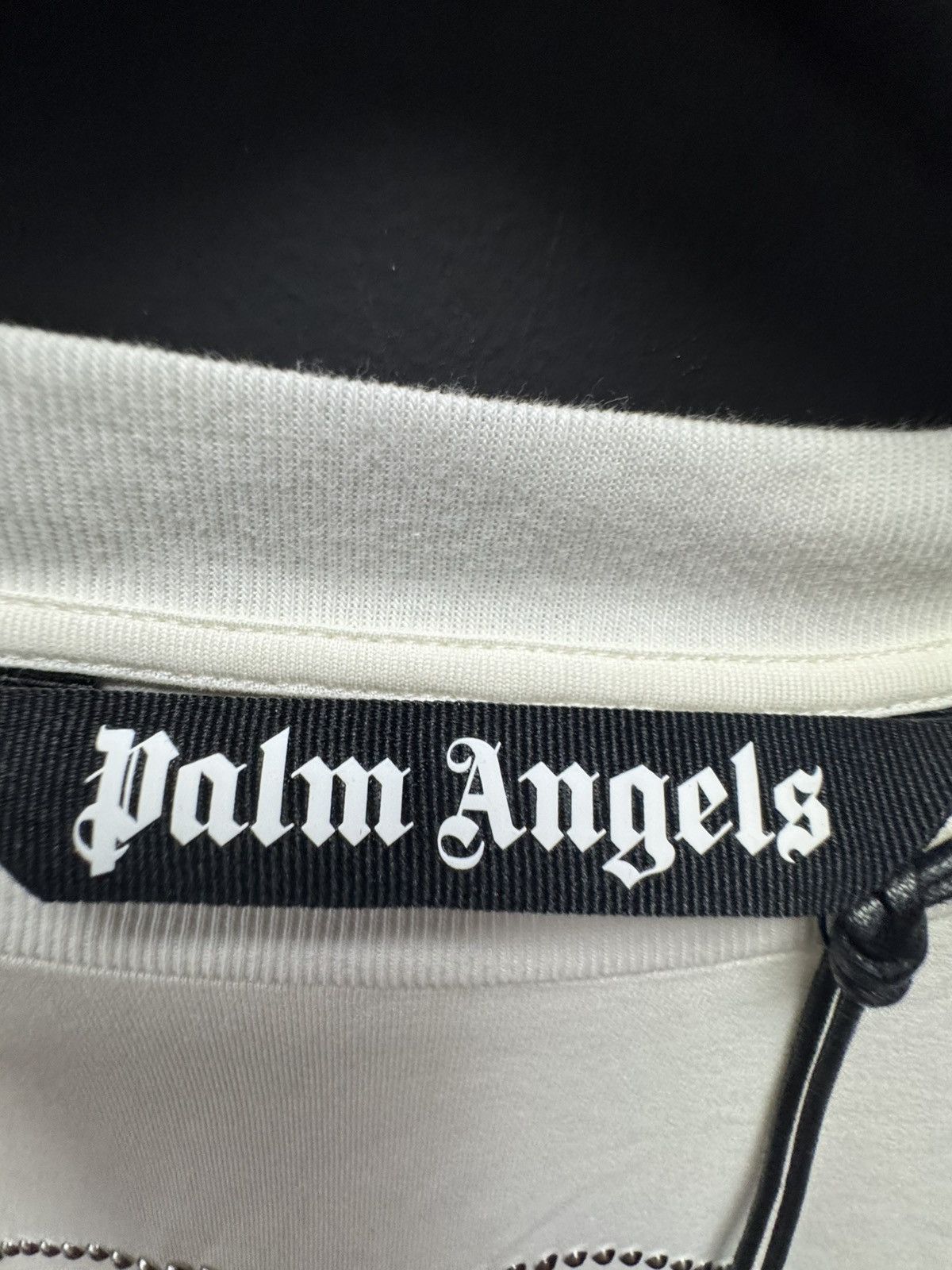 Palm Angels Palm Angels Milano Studded T-shirt Off White Size US L / EU 52-54 / 3 - 4 Thumbnail