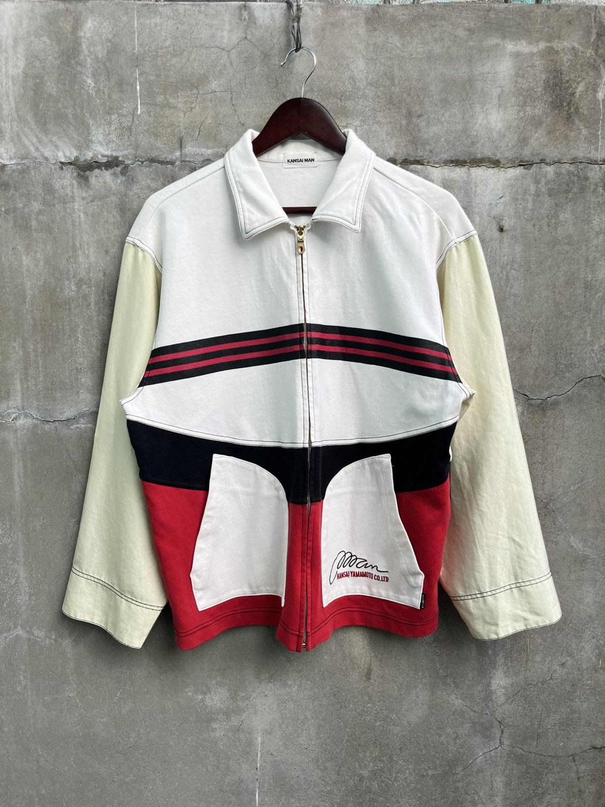 Kansai Yamamoto Dragon Mission Embroidered Nylon Sleeve Jacket Size US M / EU 48-50 / 2 - 2 Thumbnail