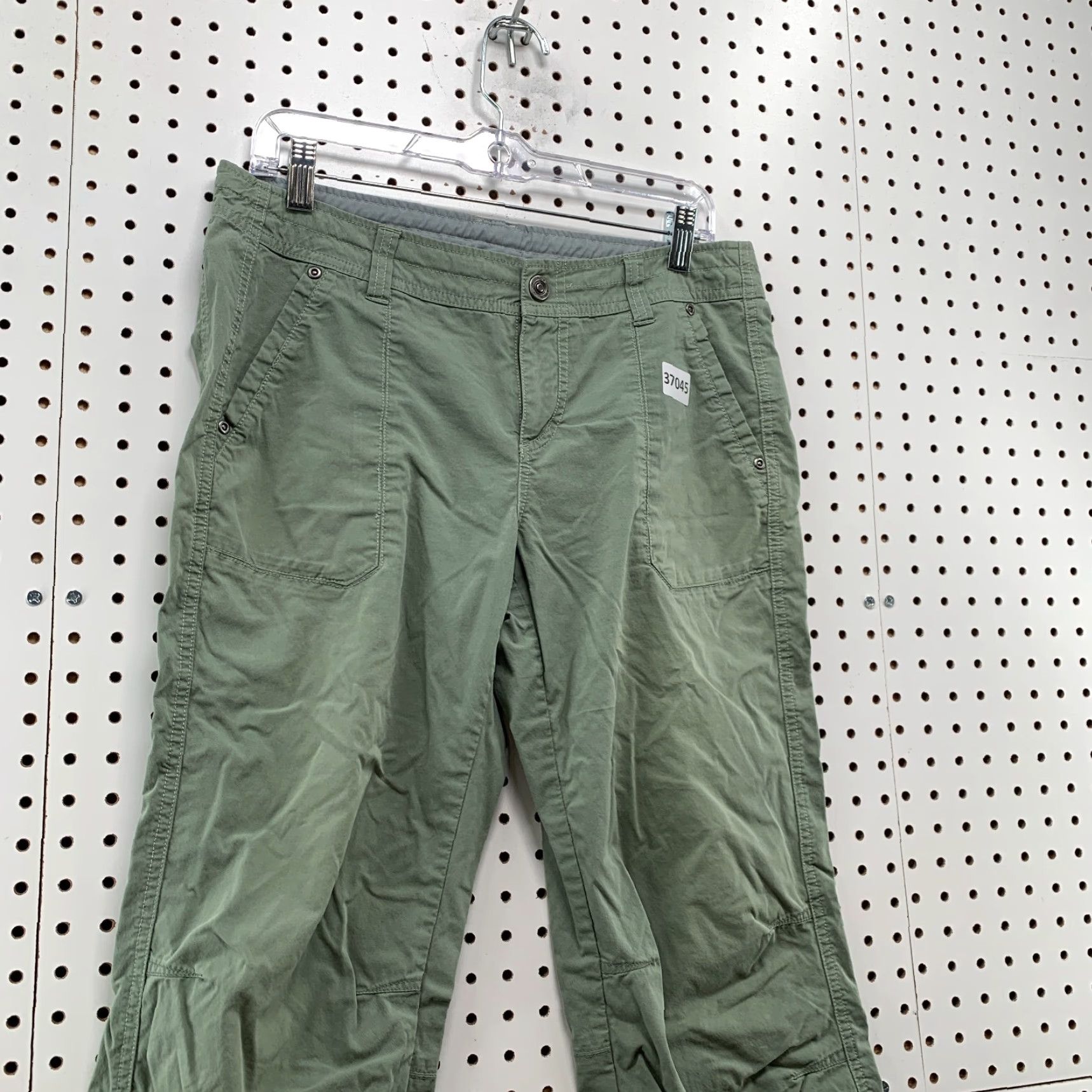 Vintage Kuhl Hiking Crop Cargo Pants Womens Size 10 Green Outdoor Hike 32x20 Size 32" / US 10 / IT 46 - 4 Thumbnail