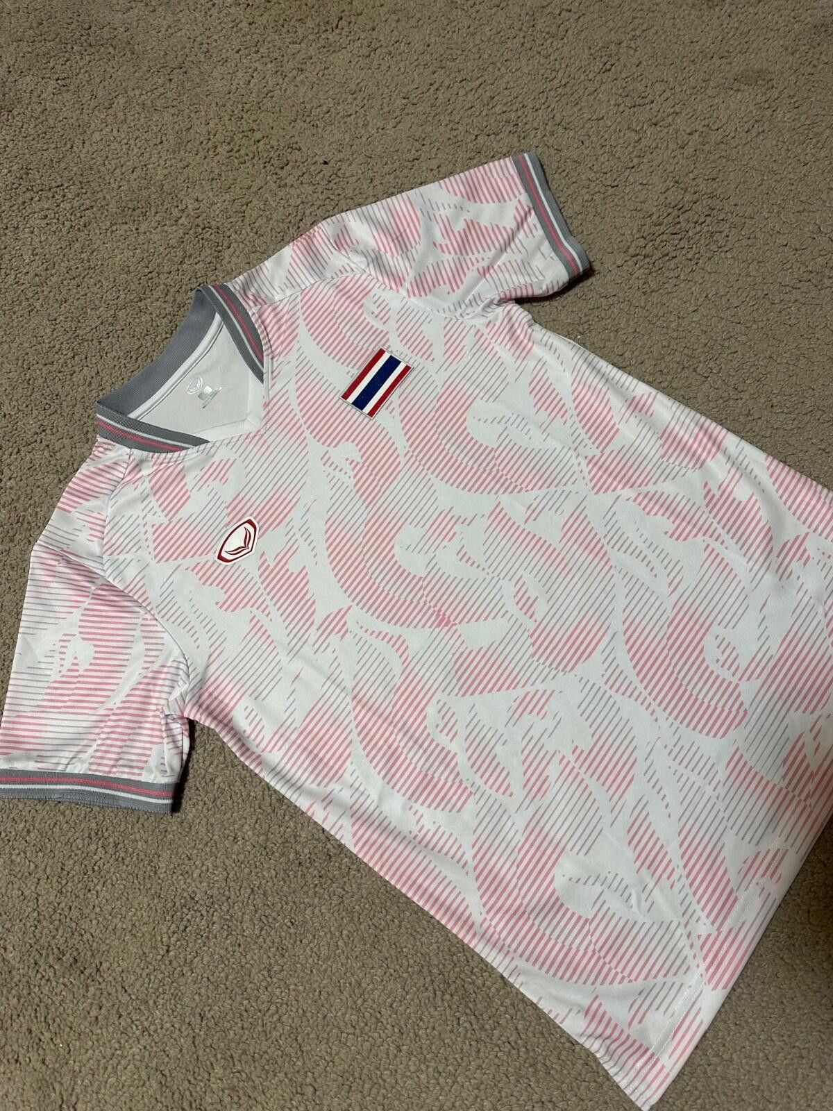 Other Thailand Olympics 2023 Home Football Shirt Soccer Jersey L Size US M / EU 48-50 / 2 - 2 Thumbnail