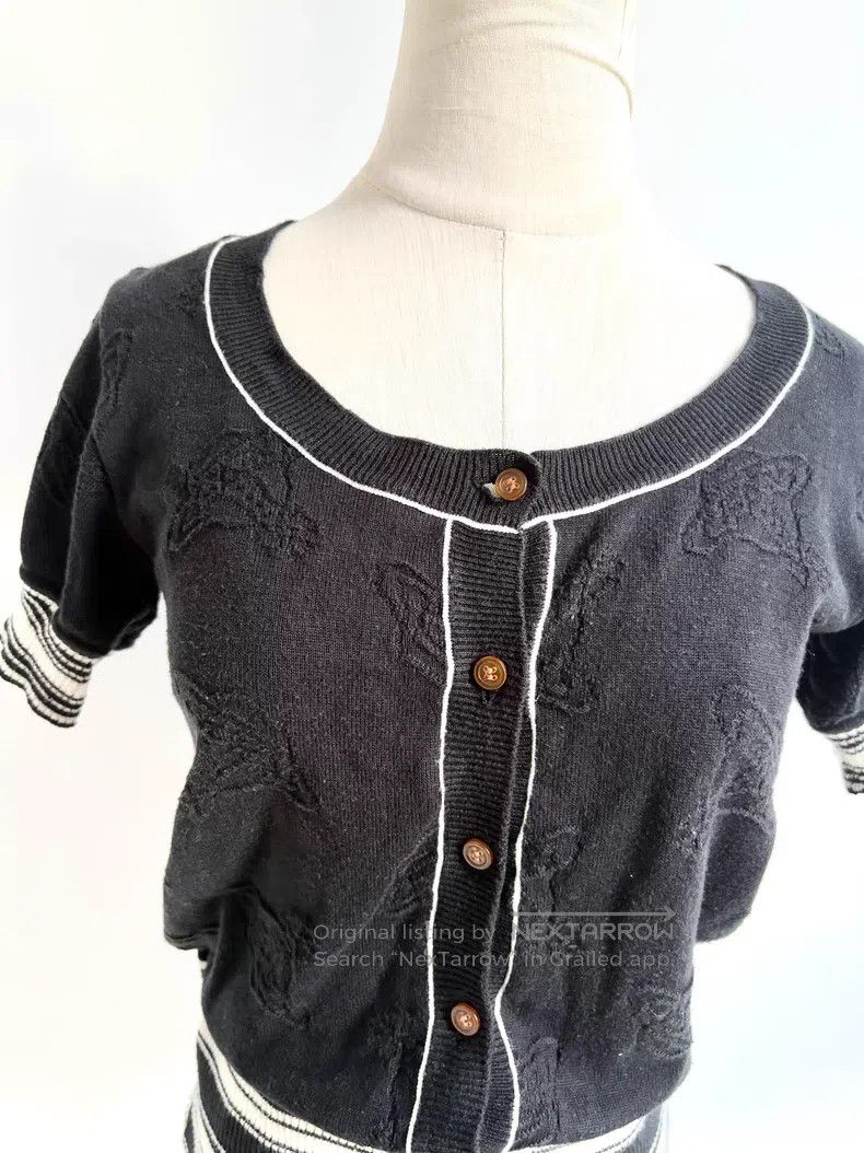 Vivienne Westwood Vivienne Westwood Vintage All-Over Saturn Short Sleeve Kni Size M / US 6-8 / IT 42-44 - 4 Thumbnail