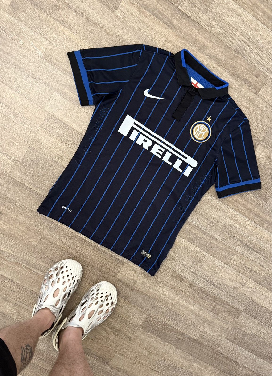 Vintage Inter Milan 2014 Soccer Y2K Bolecore Football Drill Jersey Size US M / EU 48-50 / 2 - 11 Thumbnail