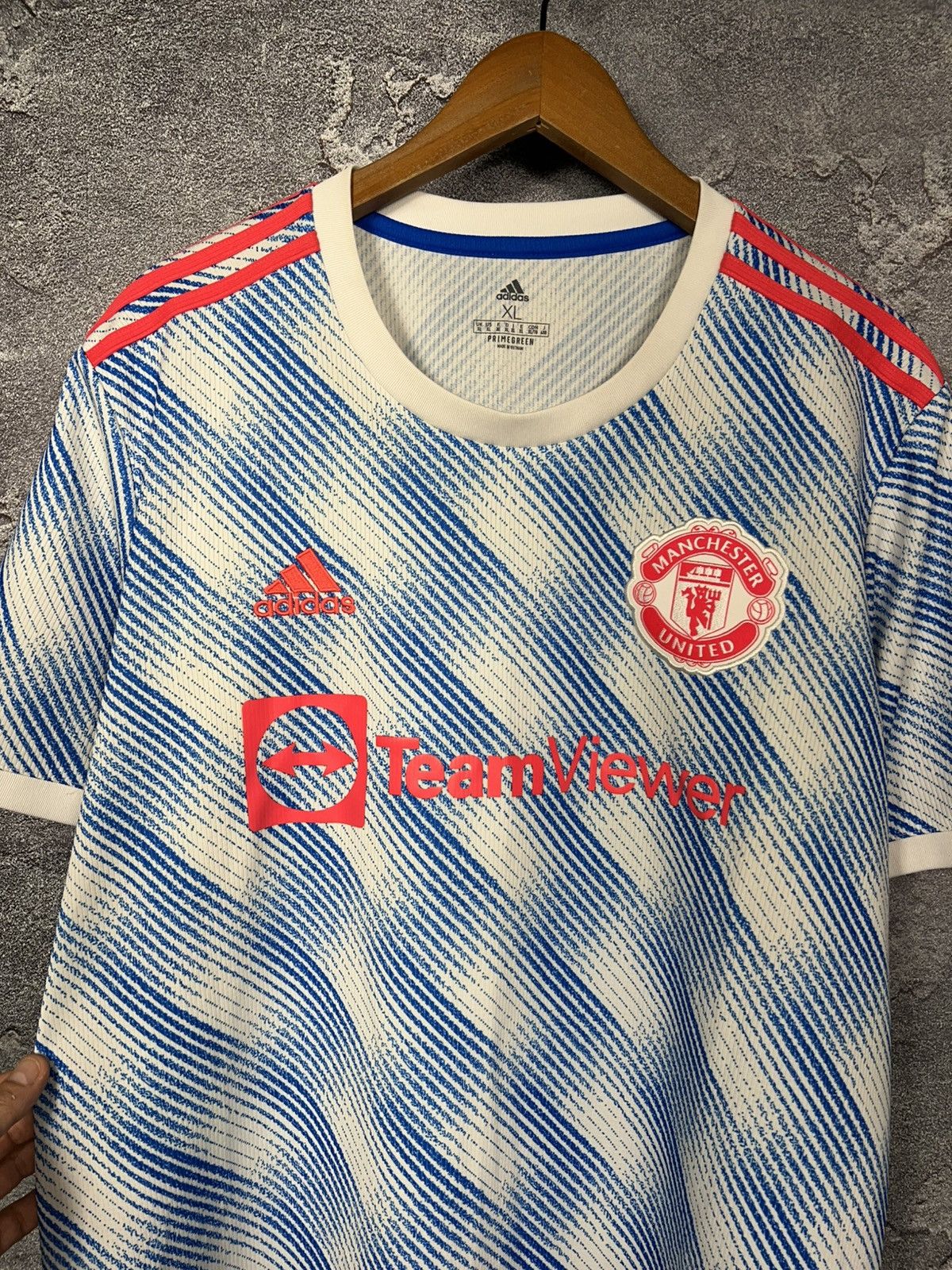 Adidas Adidas Manchester United 21/22 Away Football Jersey T-shirt Size US XL / EU 56 / 4 - 5 Thumbnail