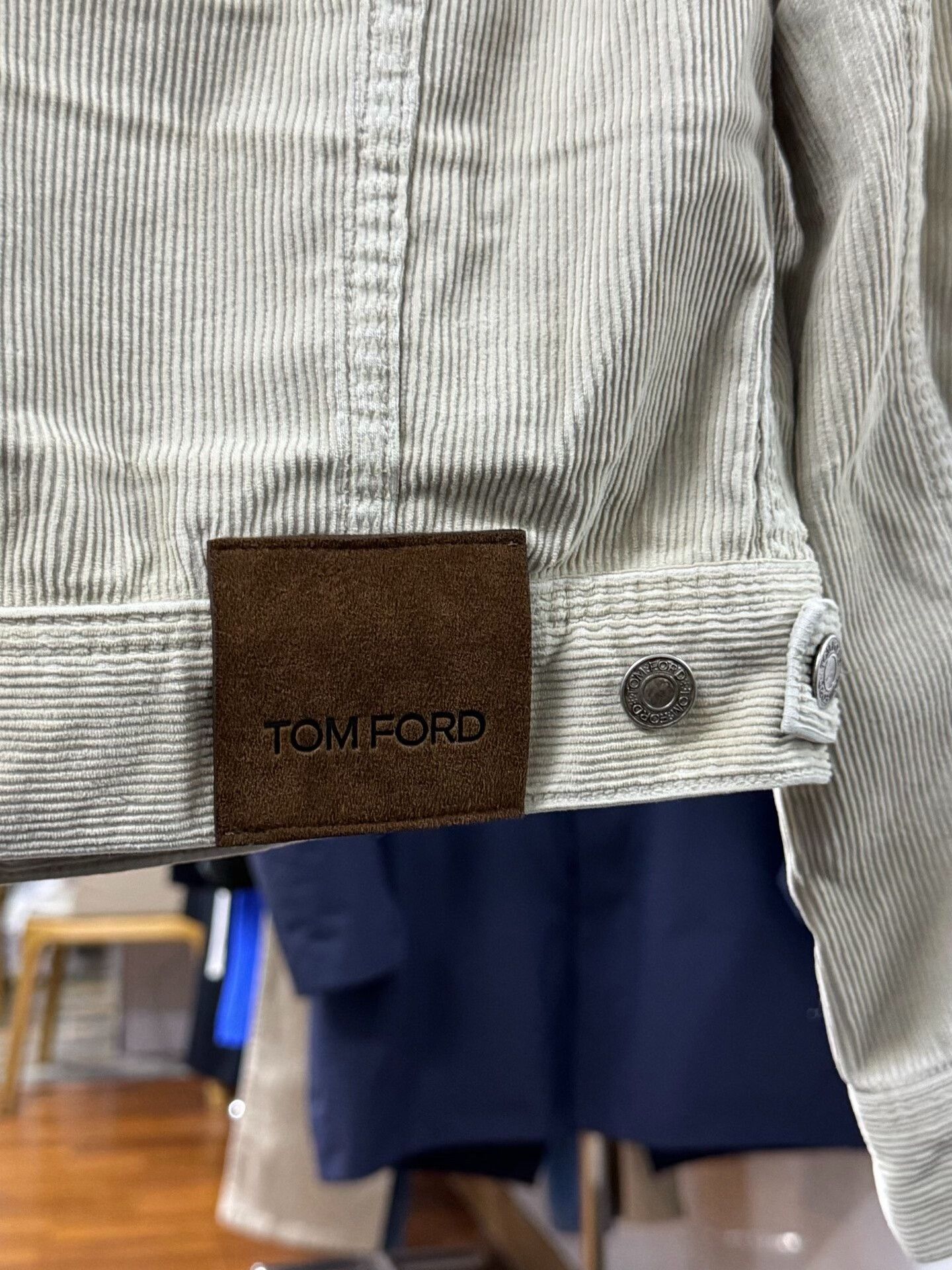 Tom Ford tom ford men's corduroy denim jacket beige Size US M / EU 48-50 / 2 - 6 Thumbnail