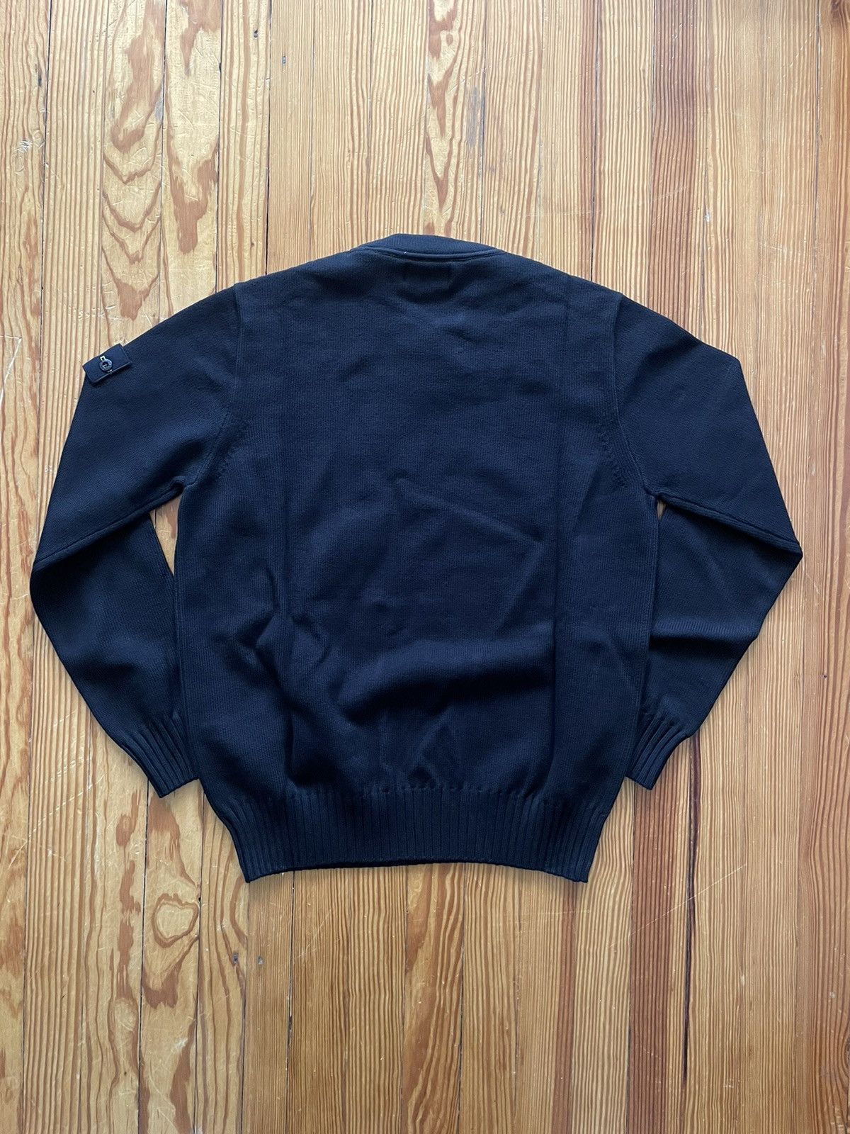 Stone Island Stone Island Winter Soft Cotton Sweater Crewneck Black Size US L / EU 52-54 / 3 - 2 Thumbnail