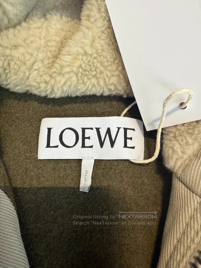 Loewe Loewe Solid Color Hooded Zip-Up Casual Jacket, Men's, Ligh Size US S / EU 44-46 / 1 - 3 Thumbnail