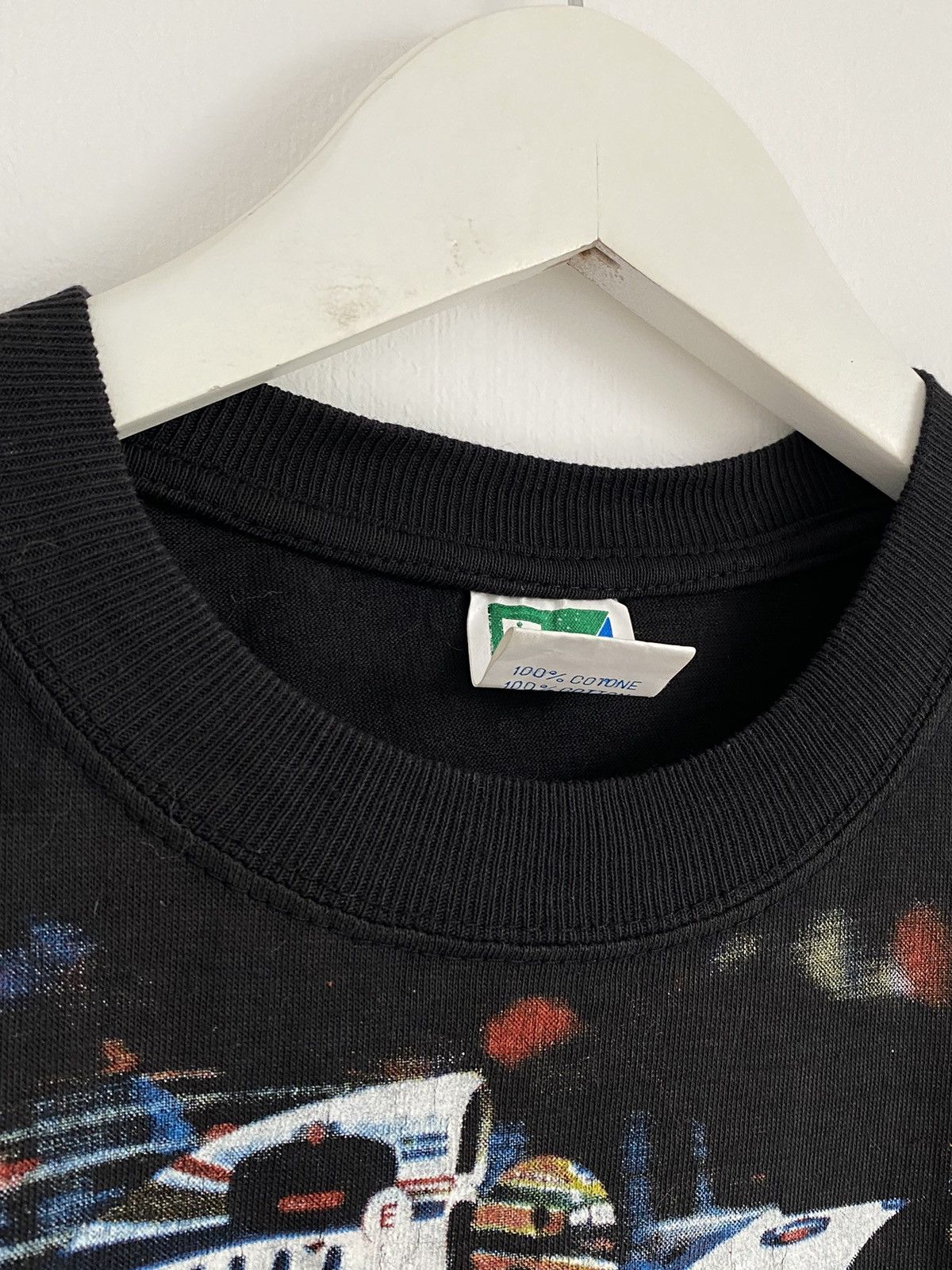 Vintage Vintage Aryton Senna AOP Formula 1 Racing Memorial Tee Size US L / EU 52-54 / 3 - 12 Thumbnail