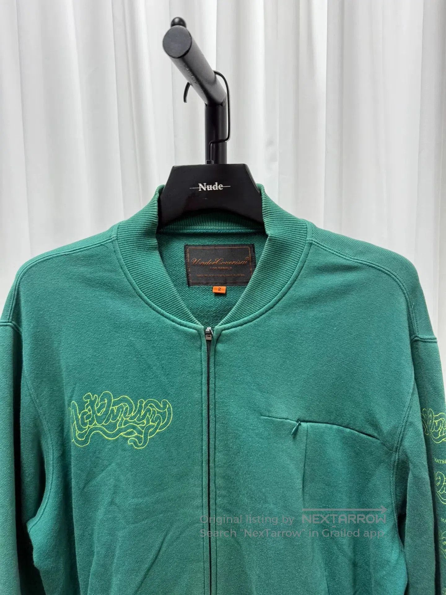 Comme des Garcons Homme Plus undercover cotton jacket with unique graphic design. Size US L / EU 52-54 / 3 - 4 Thumbnail
