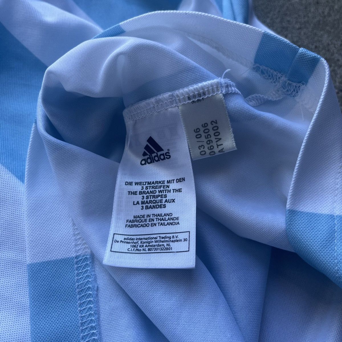 ADIDAS ARGENTINA 2006/07 HOME JERSEY TSHIRT VINTAGE