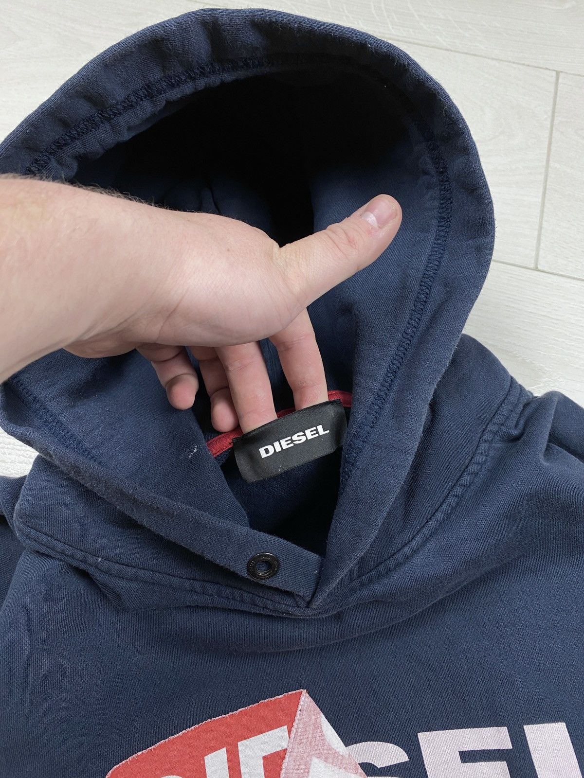 Diesel Mens Diesel Boxy Fit Big Logo size XXL Size US XXL / EU 58 / 5 - 5 Thumbnail