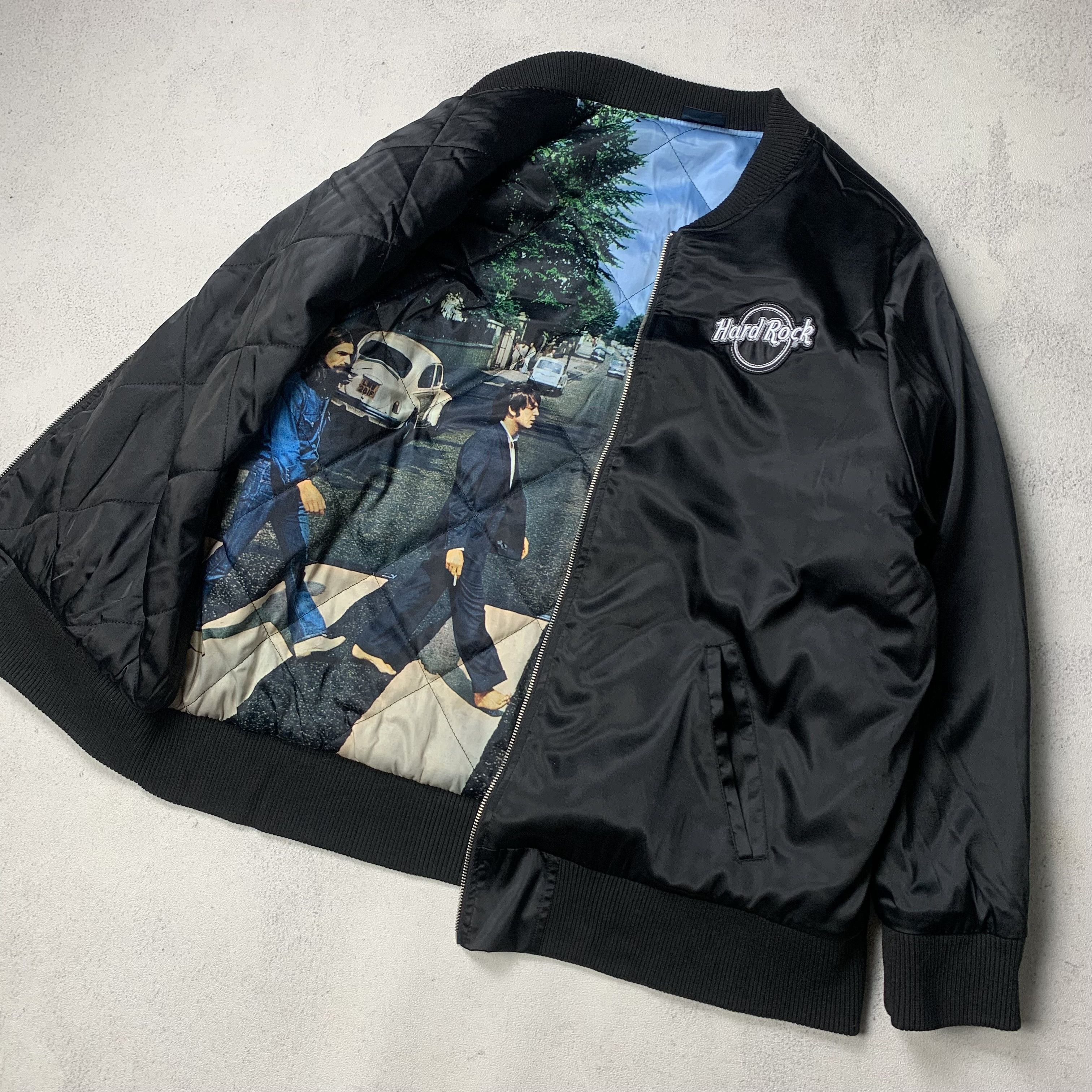 Hard Rock Cafe The Beatles x Hard Rock Cafe Bomber Jacket