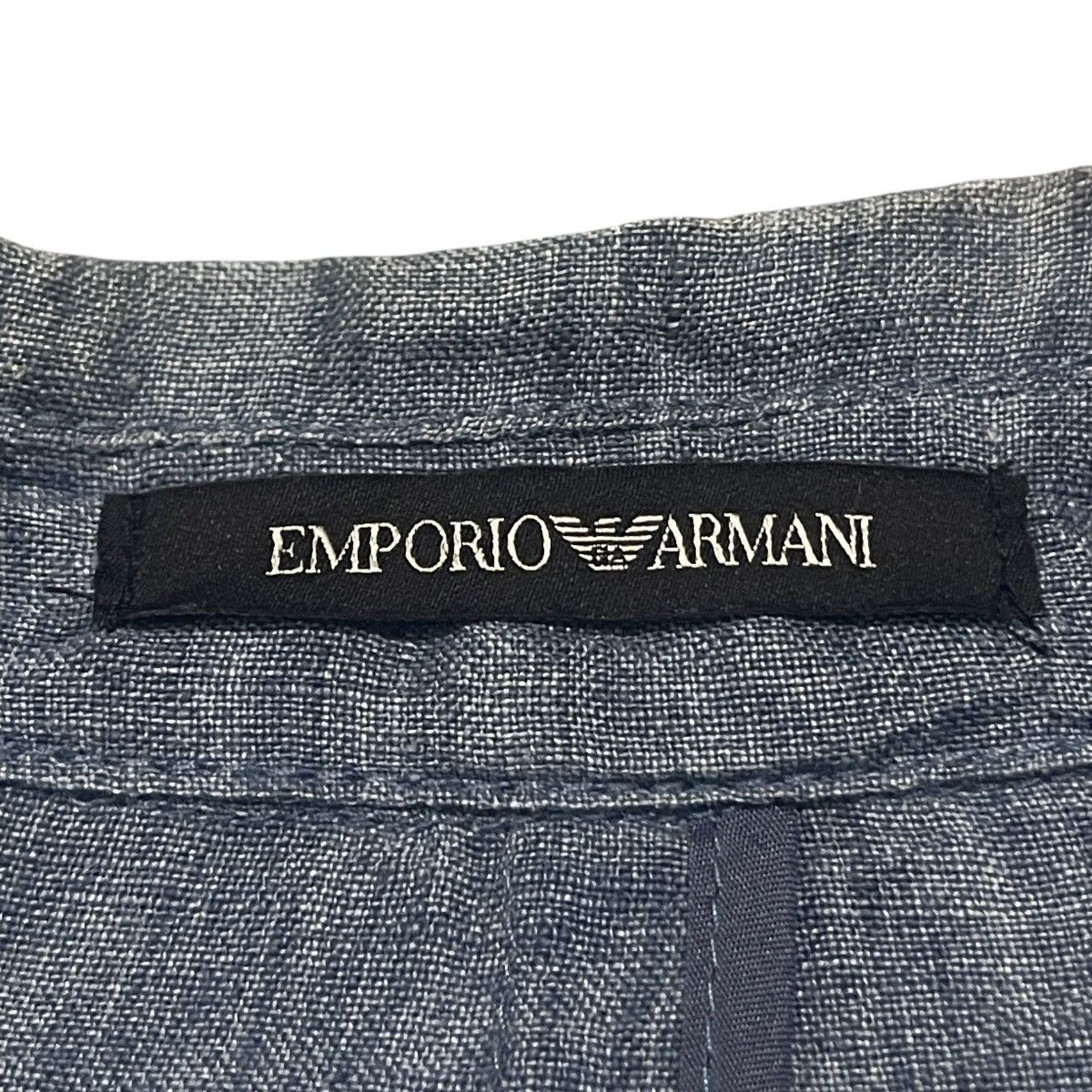 Emporio Armani Vintage Emporio Armani Linen Blazer Jacket — Made in Italy Size 46R - 18 Thumbnail