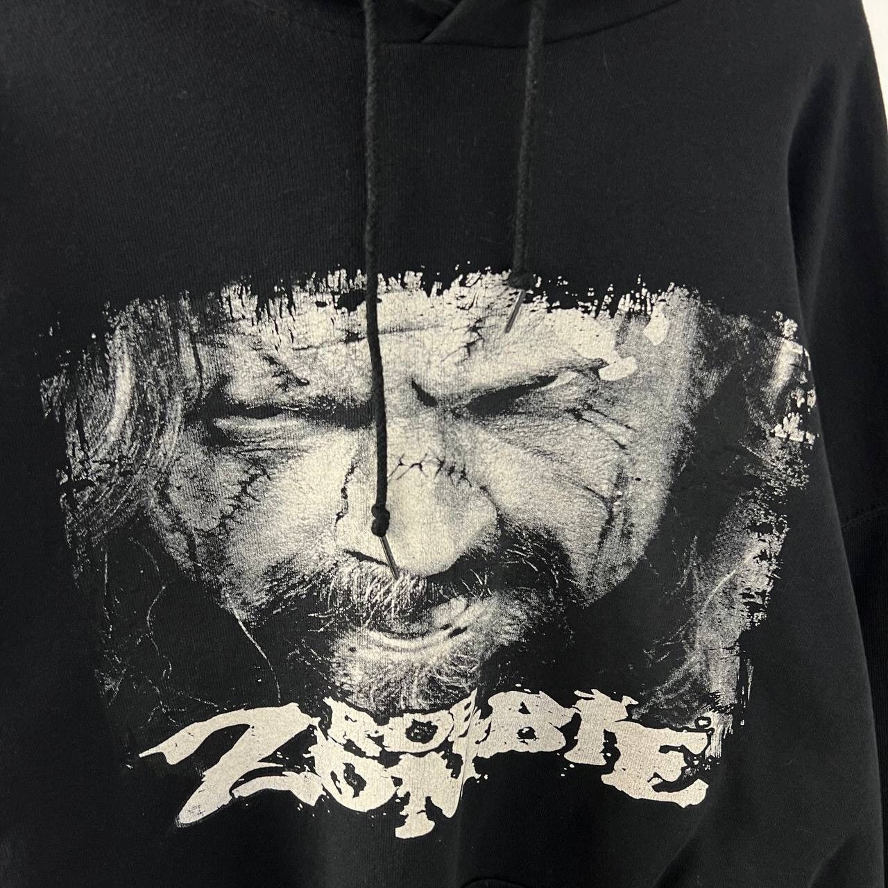 Band Tees Rob Zombie Vintage Creepy Face Amazing 90s Hoodie Big Print Size US XXL / EU 58 / 5 - 4 Thumbnail