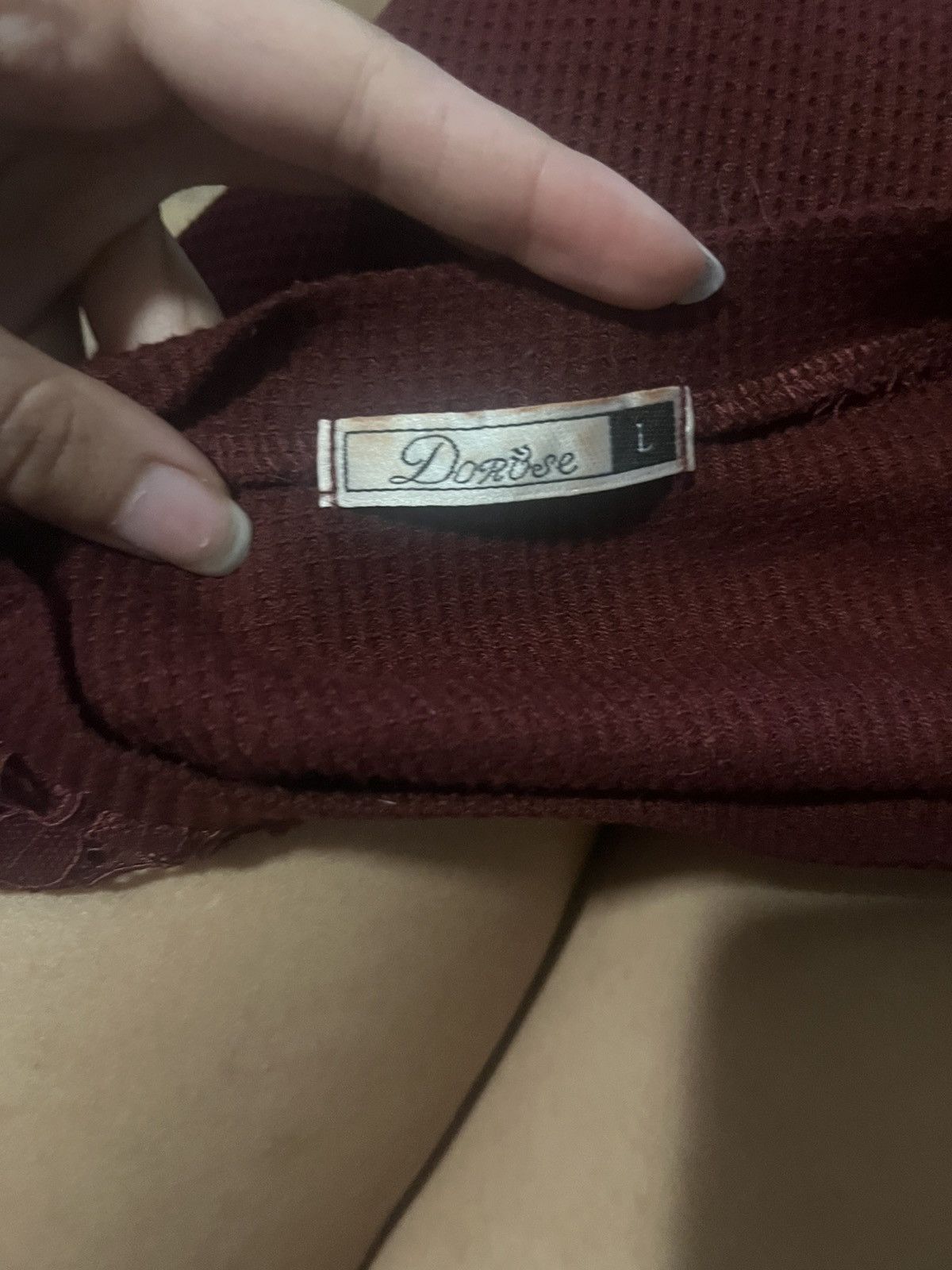 Other Burgandy long sleeve Size L / US 10 / IT 46 - 3 Thumbnail