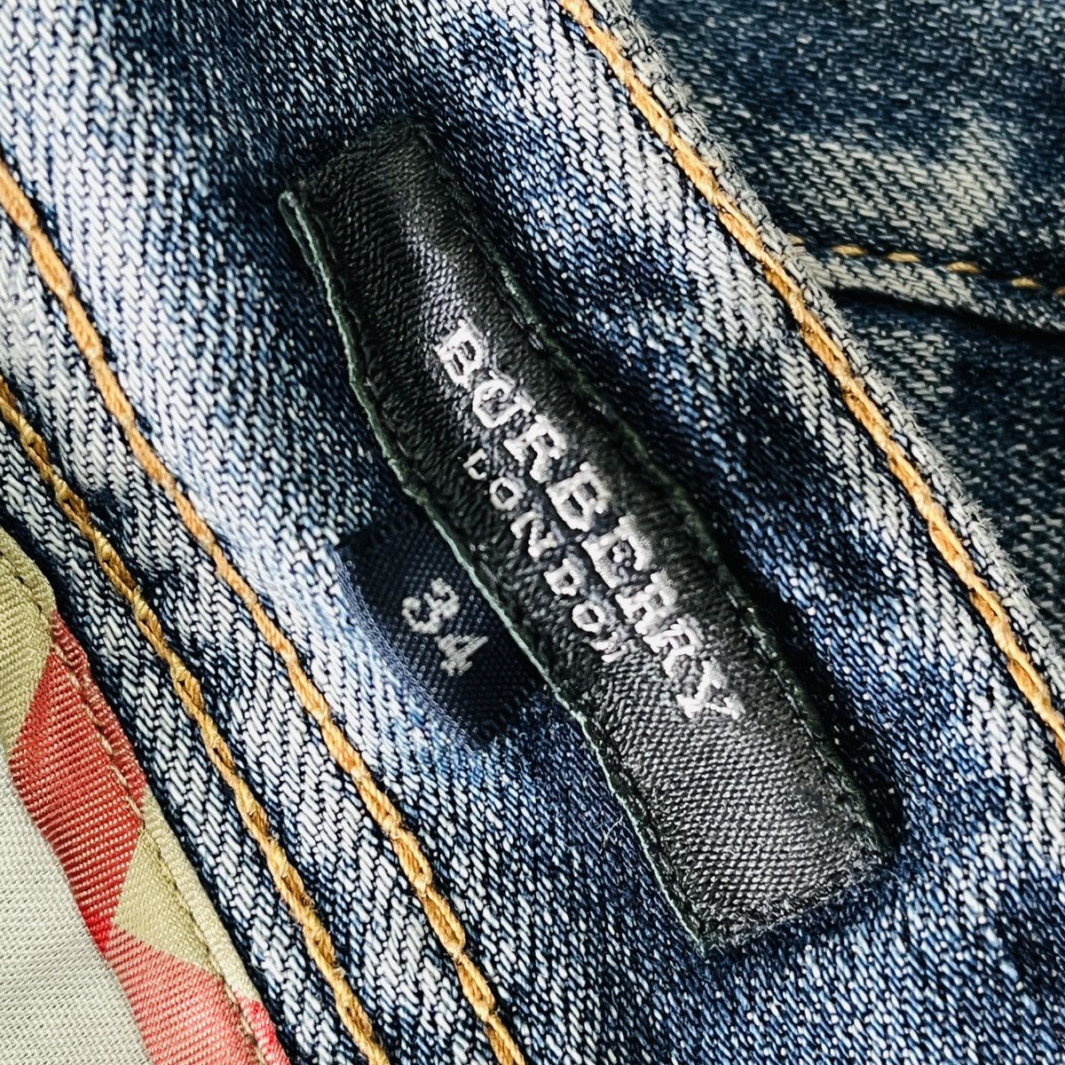 Burberry Vintage Burberry Italy Denim Jeans Size 34" / US 12 / IT 48 - 17 Thumbnail