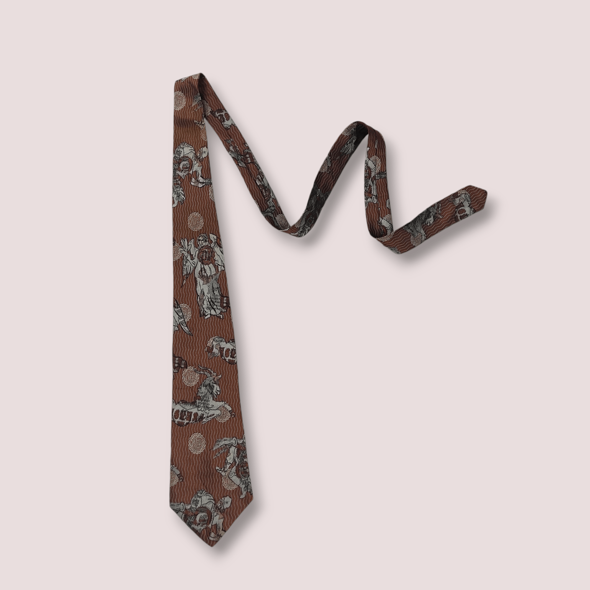 Jean Paul Gaultier JPG Jean Paul Gaultier AOP Cravatta Silk Tie Size ONE SIZE - 1 Thumbnail