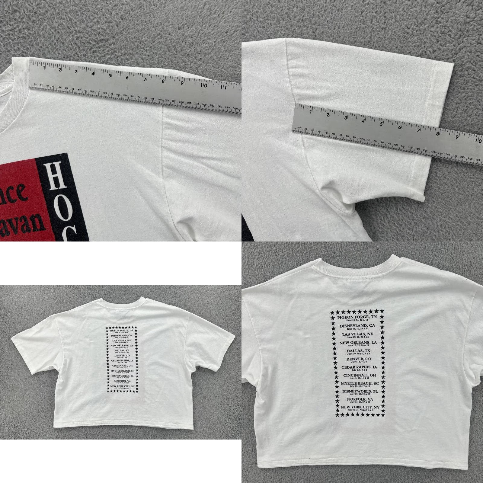 Hanes VINTAGE Hanes Shirt XL White 1990s Cropped Single Stitch USA Made Women's Sportswear Beach Style Mens Womens Girls Size XL / US 12-14 / IT 48-50 - 9 Thumbnail
