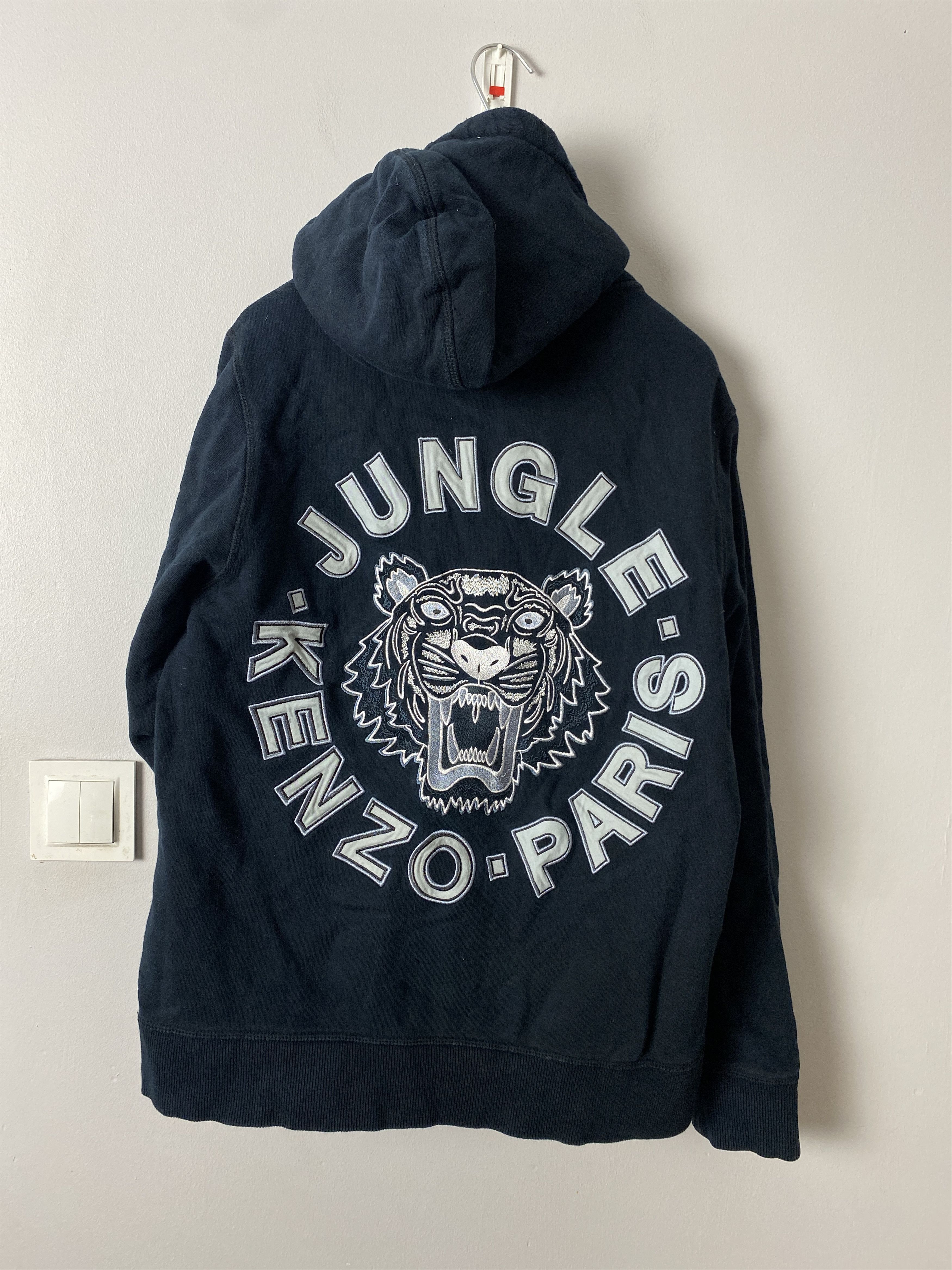 Kenzo Kenzo Embroidered Dragon Zip Up Hoodie Jacket | Grailed