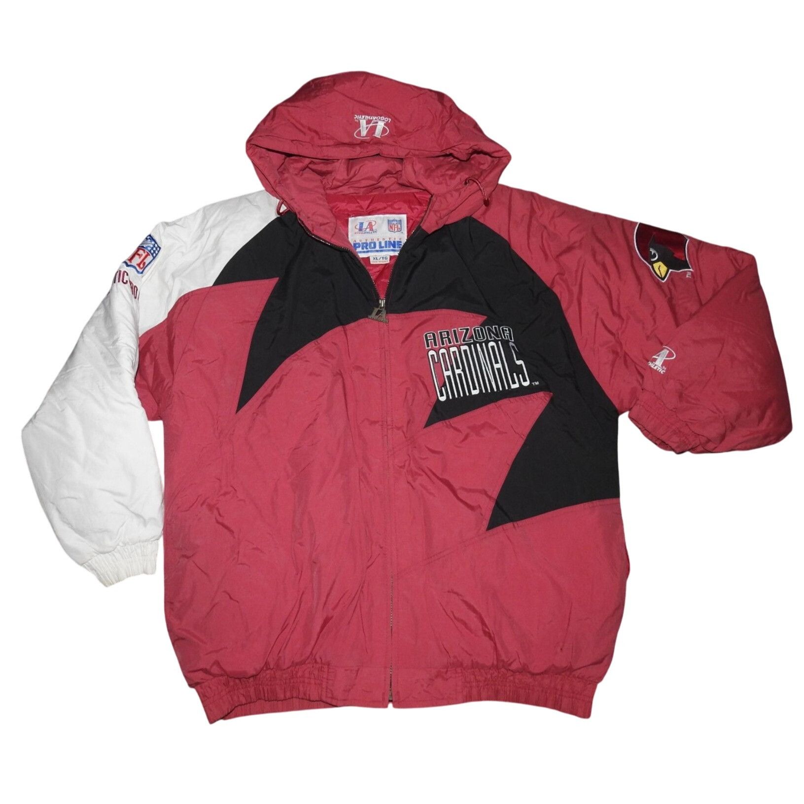 Logo Athletic Vintage 1990s Arizona Cardinals Logo Athletic NFL Pro Line S Size US XL / EU 56 / 4 - 1 Thumbnail