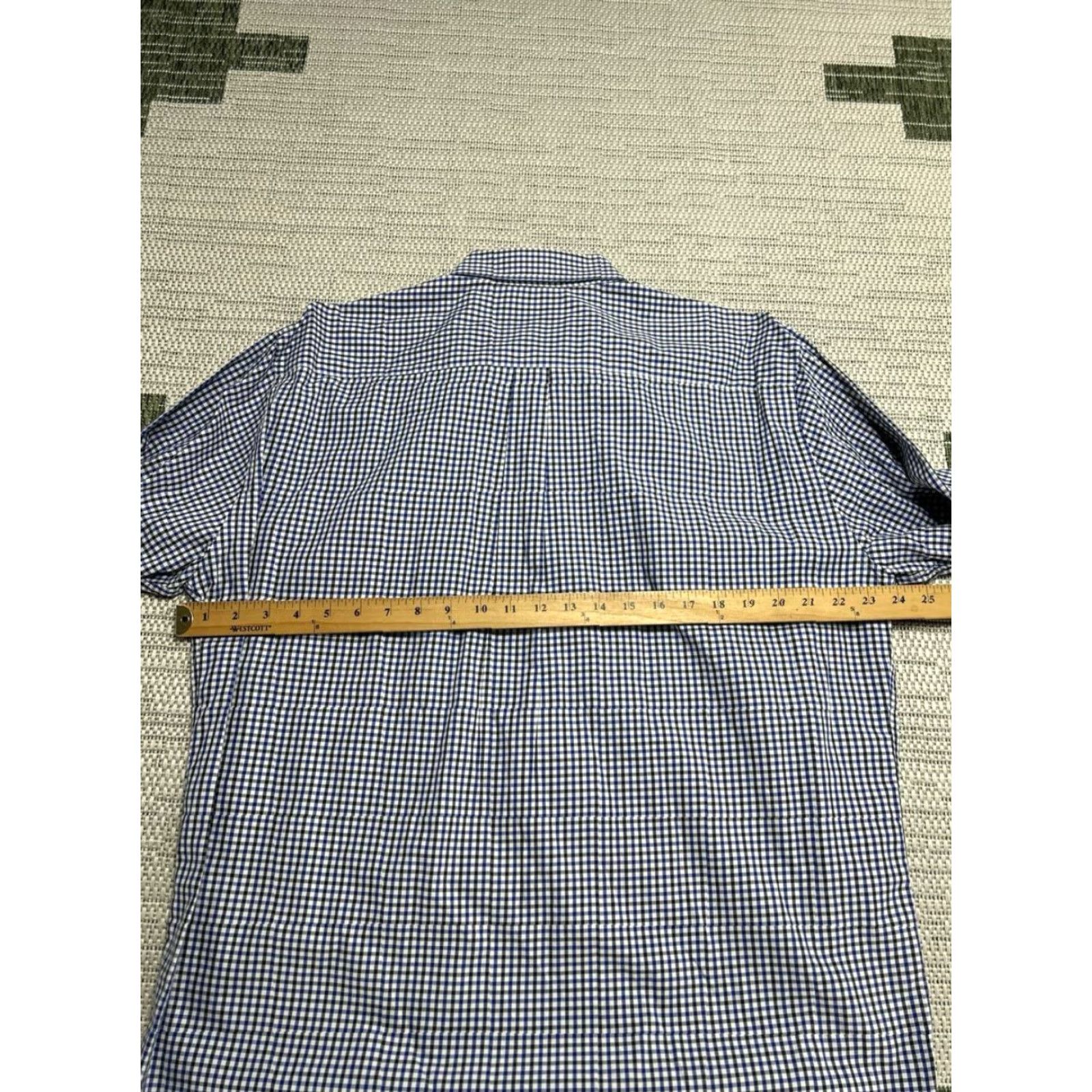 Peter Millar Peter Millar Shirt Mens XL Multicolor Cotton Gingham Check Button-Down Size US XL / EU 56 / 4 - 4 Thumbnail