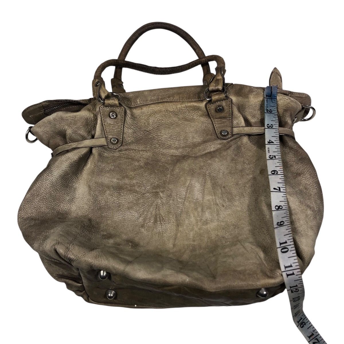 Vintage 📌Vintage Genuine Leather Bag Carol J Designer Gianni Notaro Size ONE SIZE - 14 Thumbnail