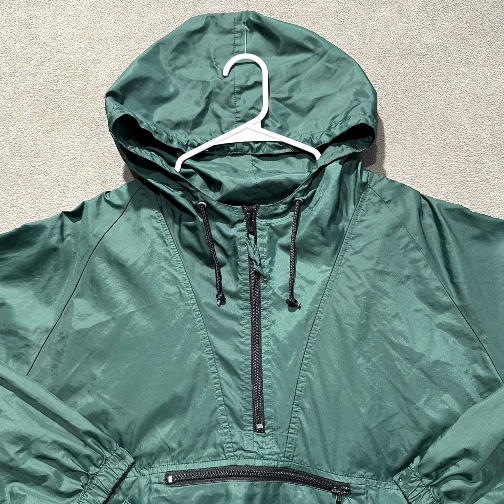 Gap VINTAGE Gap Jacket Mens Large Green Anorak Hooded Winter Outdoors Pocket Zipper EUC Size US L / EU 52-54 / 3 - 6 Thumbnail