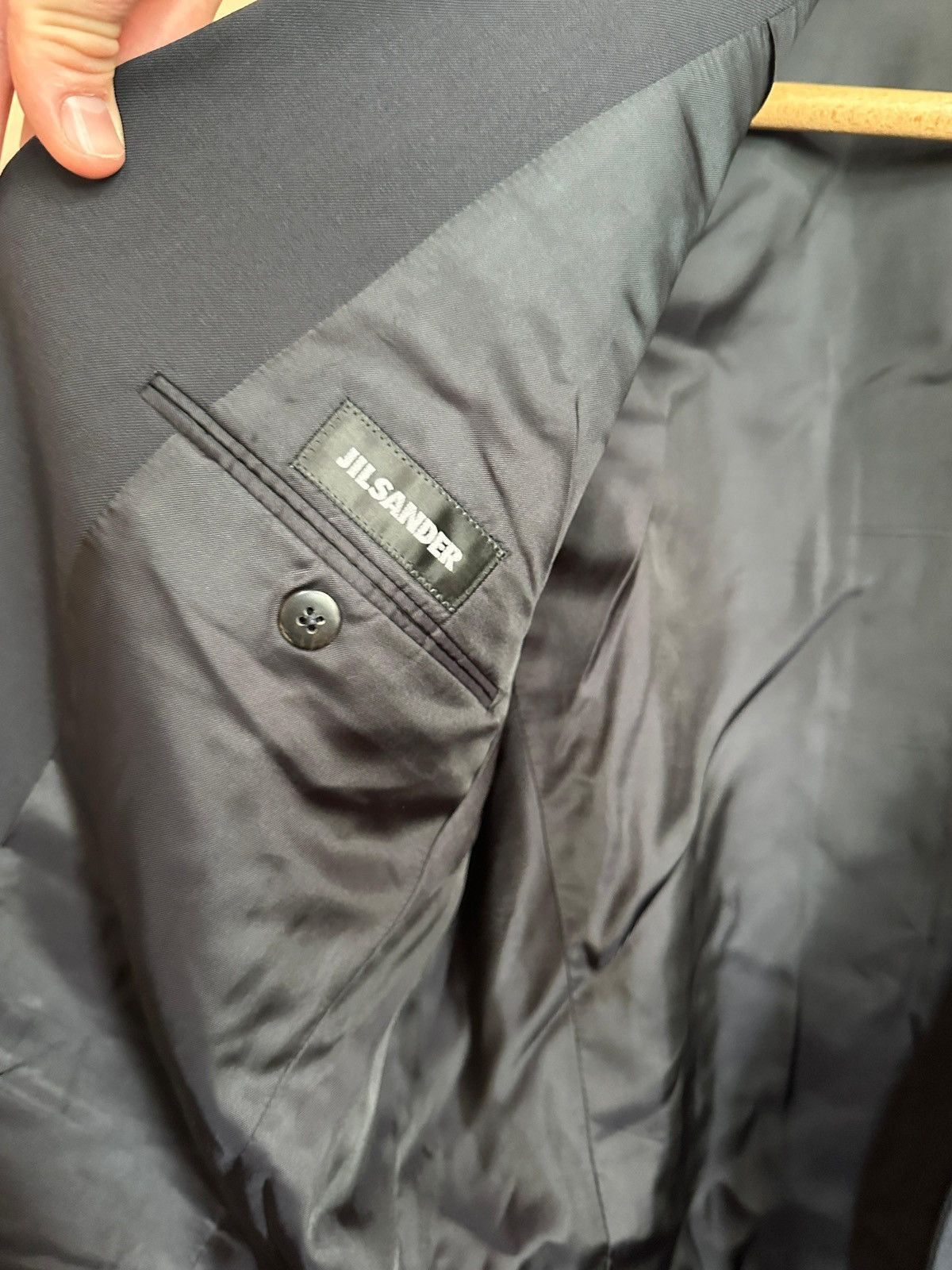 Jil Sander × Raf Simons Jil Sander green suit Size 50R - 3 Thumbnail