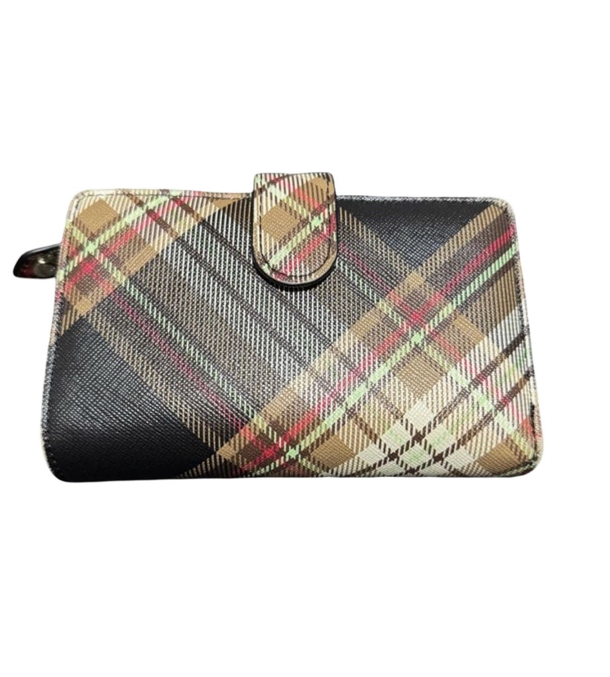 Vivienne Westwood Vivienne Westwood Derby Tartan Vegan Leather Compact Wallet Size ONE SIZE - 2 Thumbnail