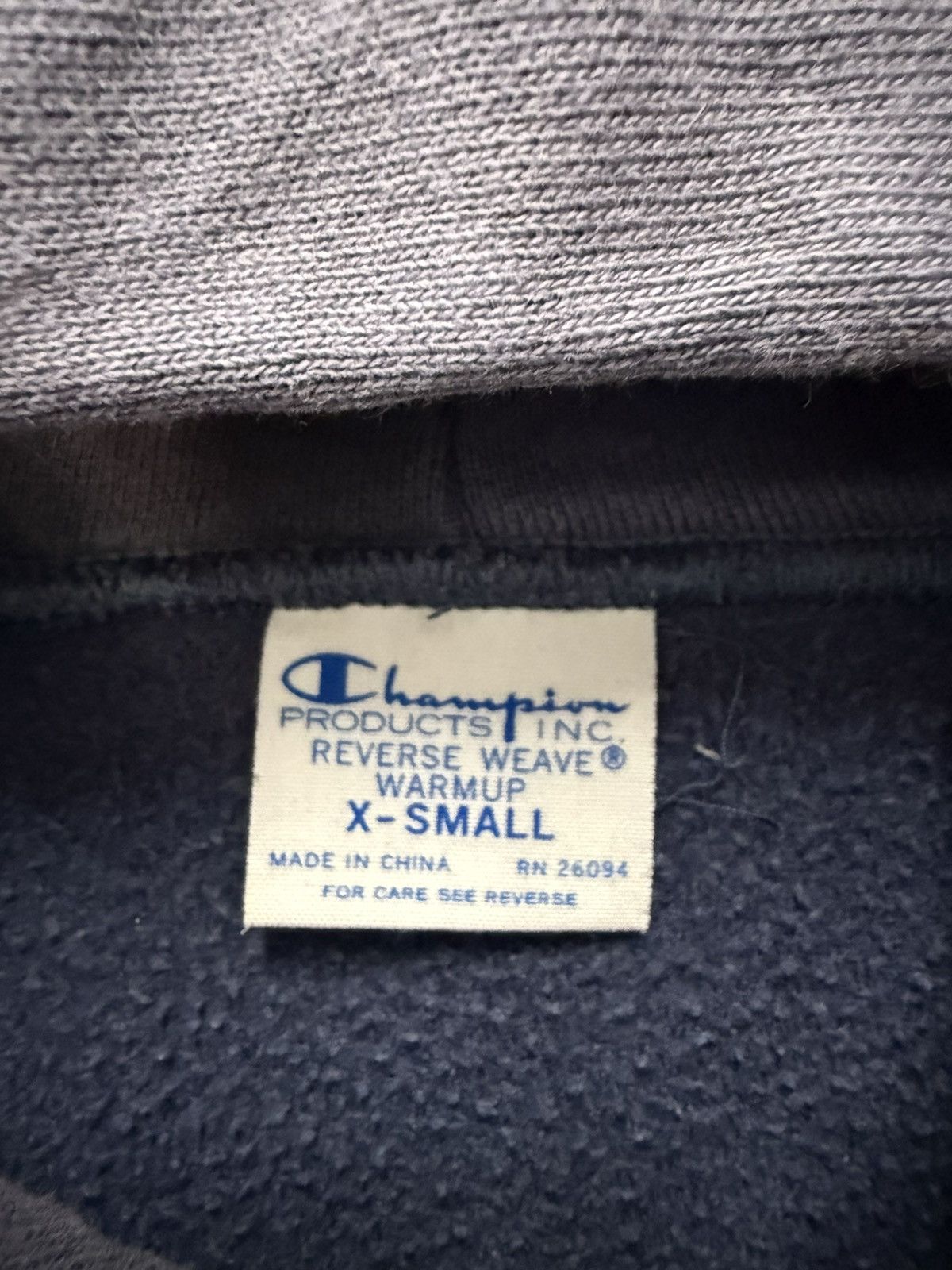 Champion 🔥 Champion Faded Reverse Weave Streetwear Sweat Hoodie - XS Size US XS / EU 42 / 0 - 6 Thumbnail
