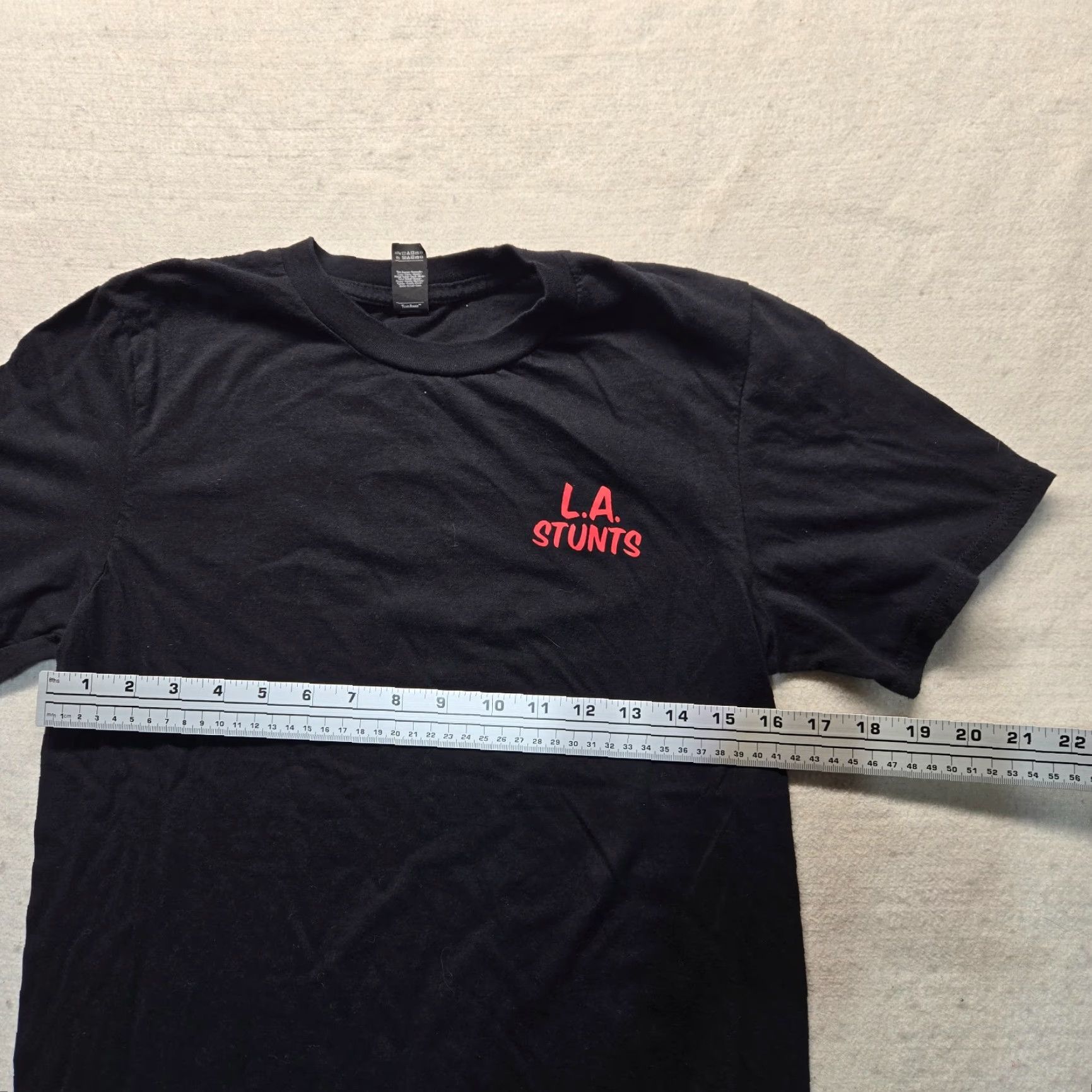 Vintage L.A. Stunts Black Short Sleeve Unisex Tee Shirt Adult Men's Size S Small Size US S / EU 44-46 / 1 - 4 Thumbnail