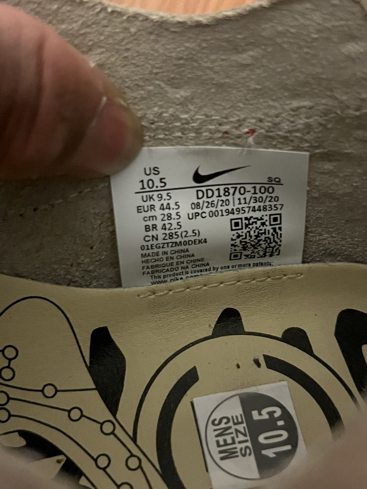 Nike CLOT x Air Max 1 Kiss of Death Size US 10.5 / EU 43-44 - 6 Thumbnail