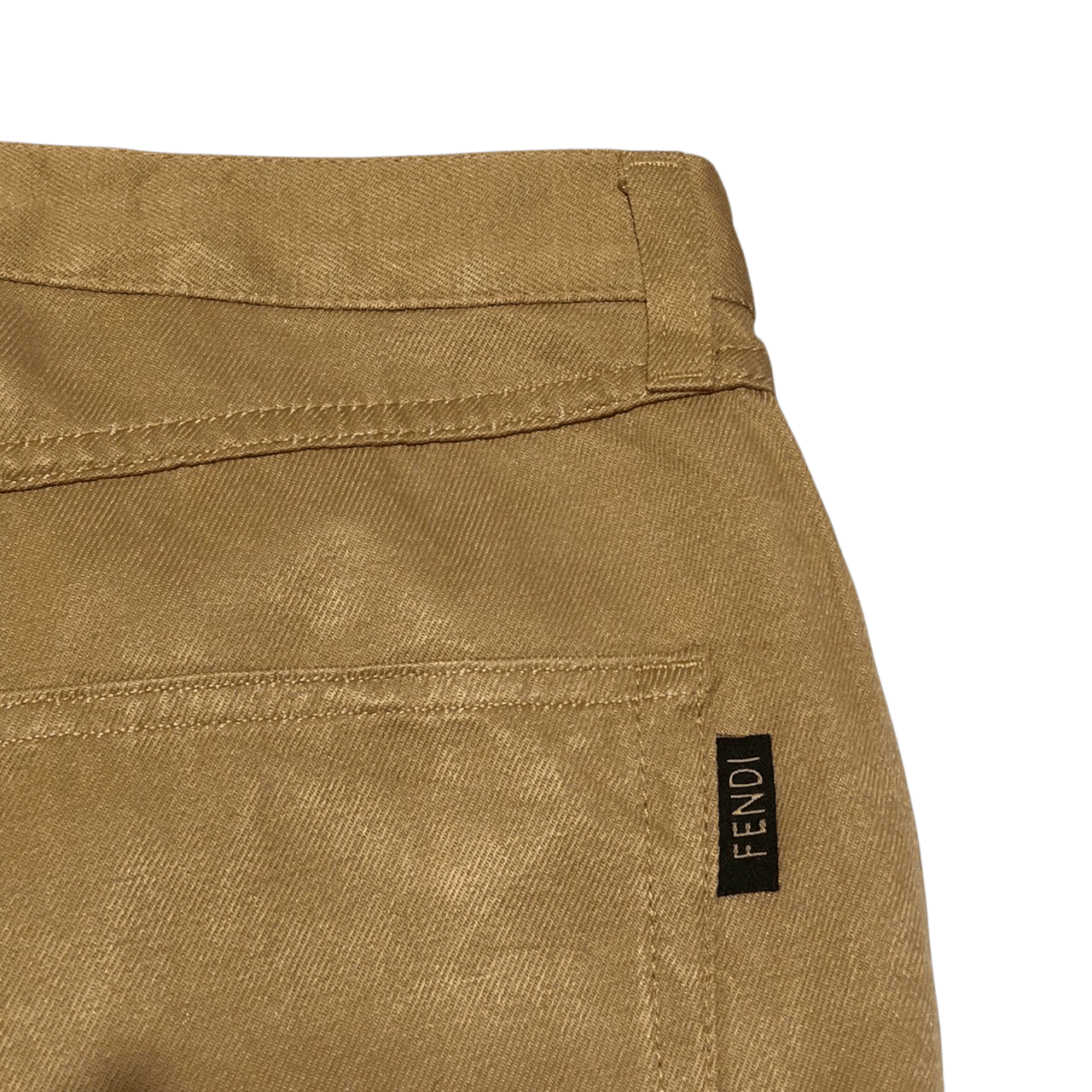 Fendi Fendi Roma Amor Khaki Trousers Waist 30" Size 28" / US 6 / IT 42 - 5 Thumbnail