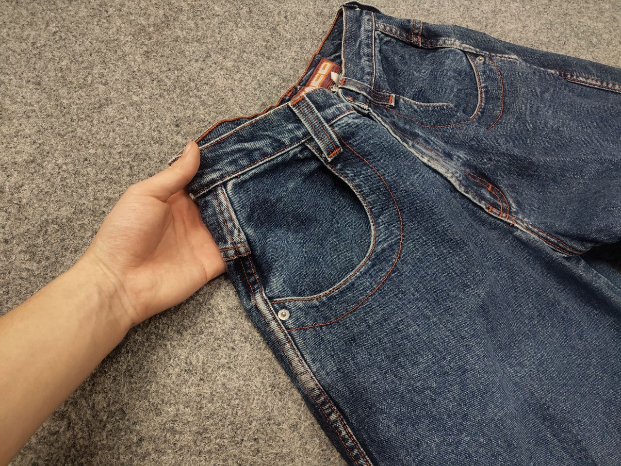 JNCO Rare Vintage 90's Jnco Girlie‎ Double Barrel Wide Leg Jeans Size US 29 - 23 Thumbnail