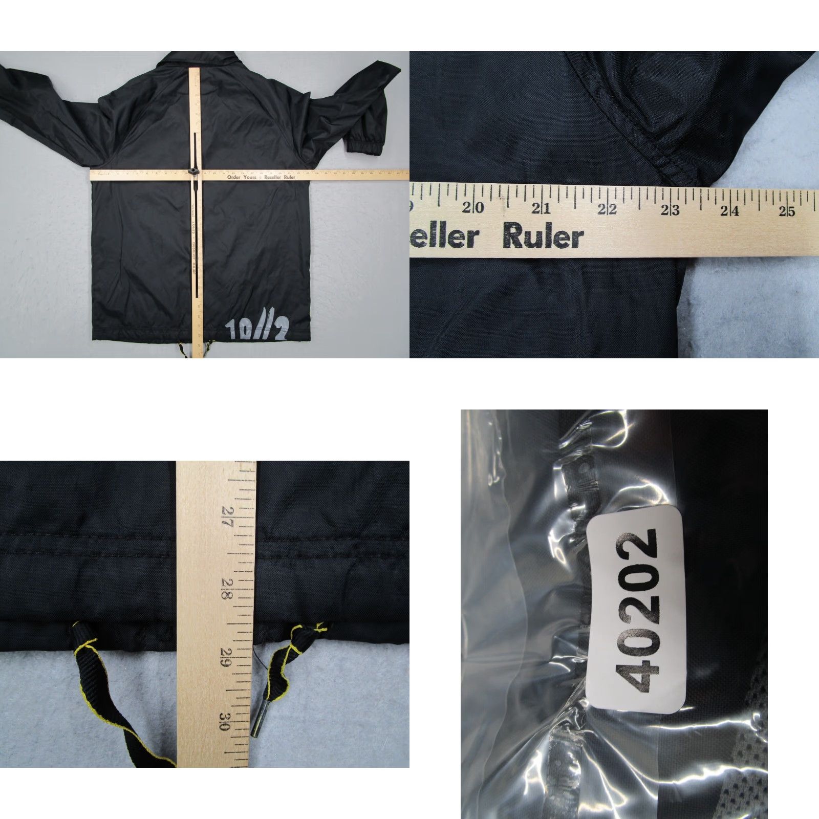 Nike Nike Jacket Mens Large Black Ten2 Cycling Snap Front Windbreaker Size US L / EU 52-54 / 3 - 8 Thumbnail