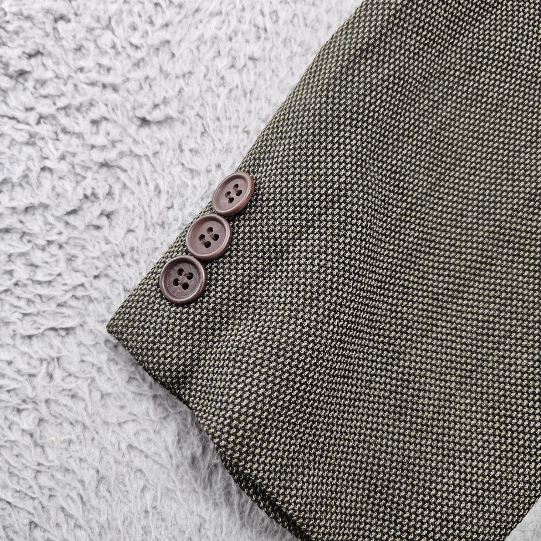 Giorgio Armani Giorgio Armani Le Collezioni Blazer Mens 42R Brown Wool Sport Coat Single-Breasted 3-Button Notch Lapel Made in Italy Size 42R - 4 Thumbnail