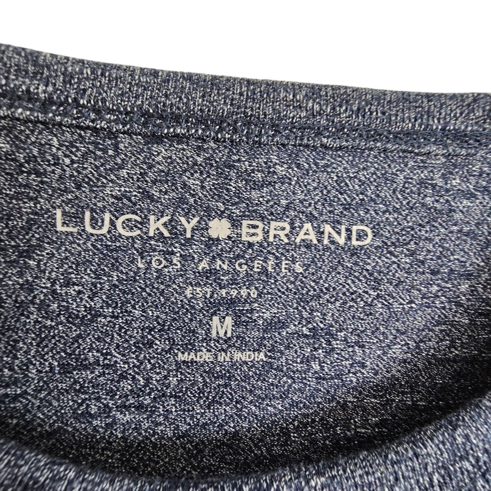 Lucky Brand Lucky Brand Men Crewneck T-Shirt M Classic Minimalist Grunge Size US M / EU 48-50 / 2 - 6 Thumbnail