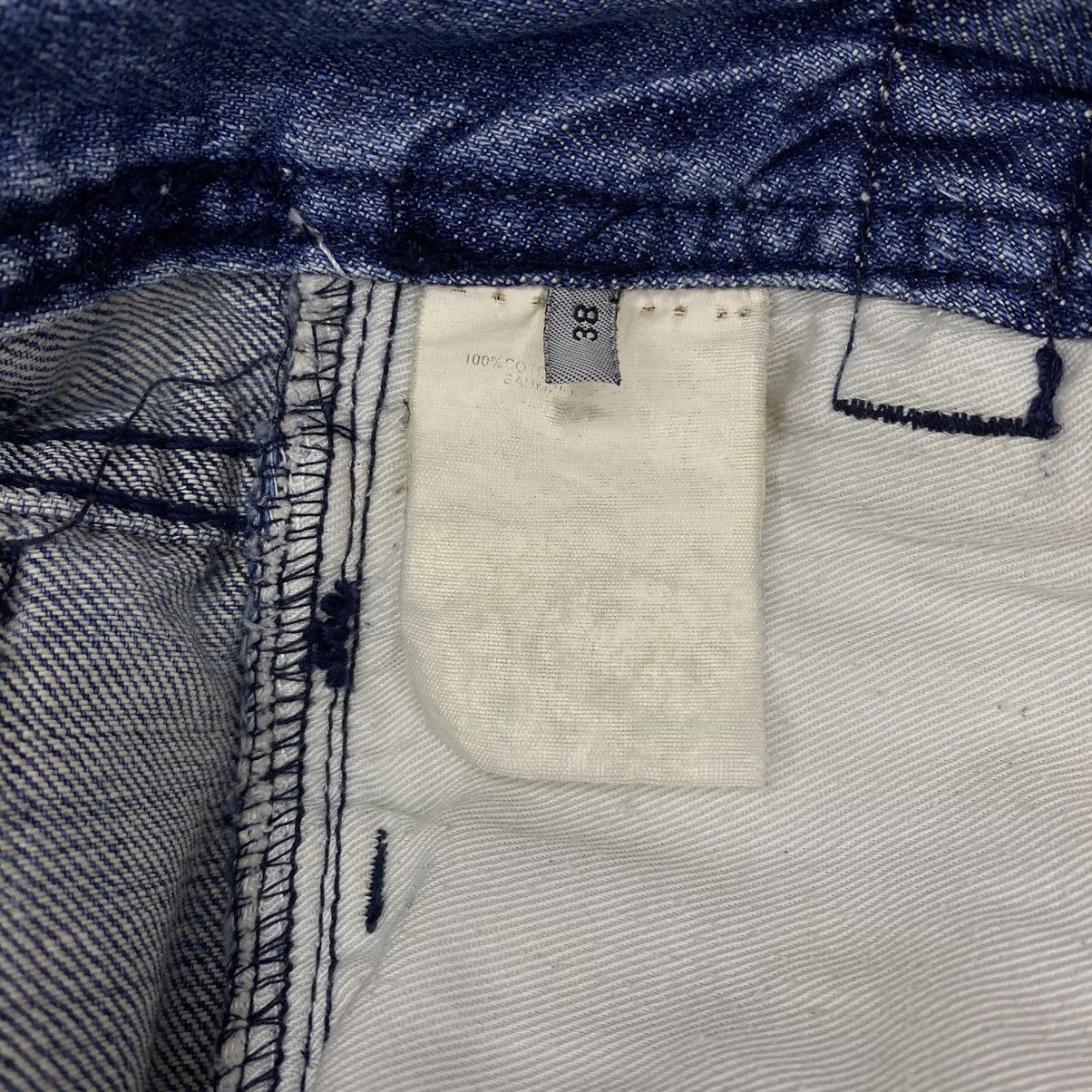 W&LT Walter Van Beirendonck Patchwork Flared Denim Jeans Size 26" / US 2 / IT 38 - 6 Thumbnail