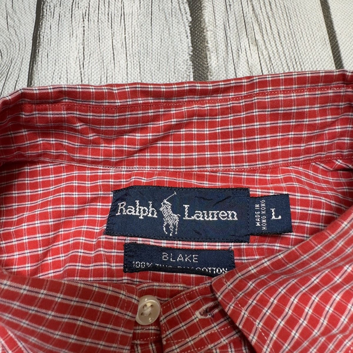 Ralph Lauren × Vintage Vintage Ralph Lauren Blake shirt Size US L / EU 52-54 / 3 - 4 Thumbnail