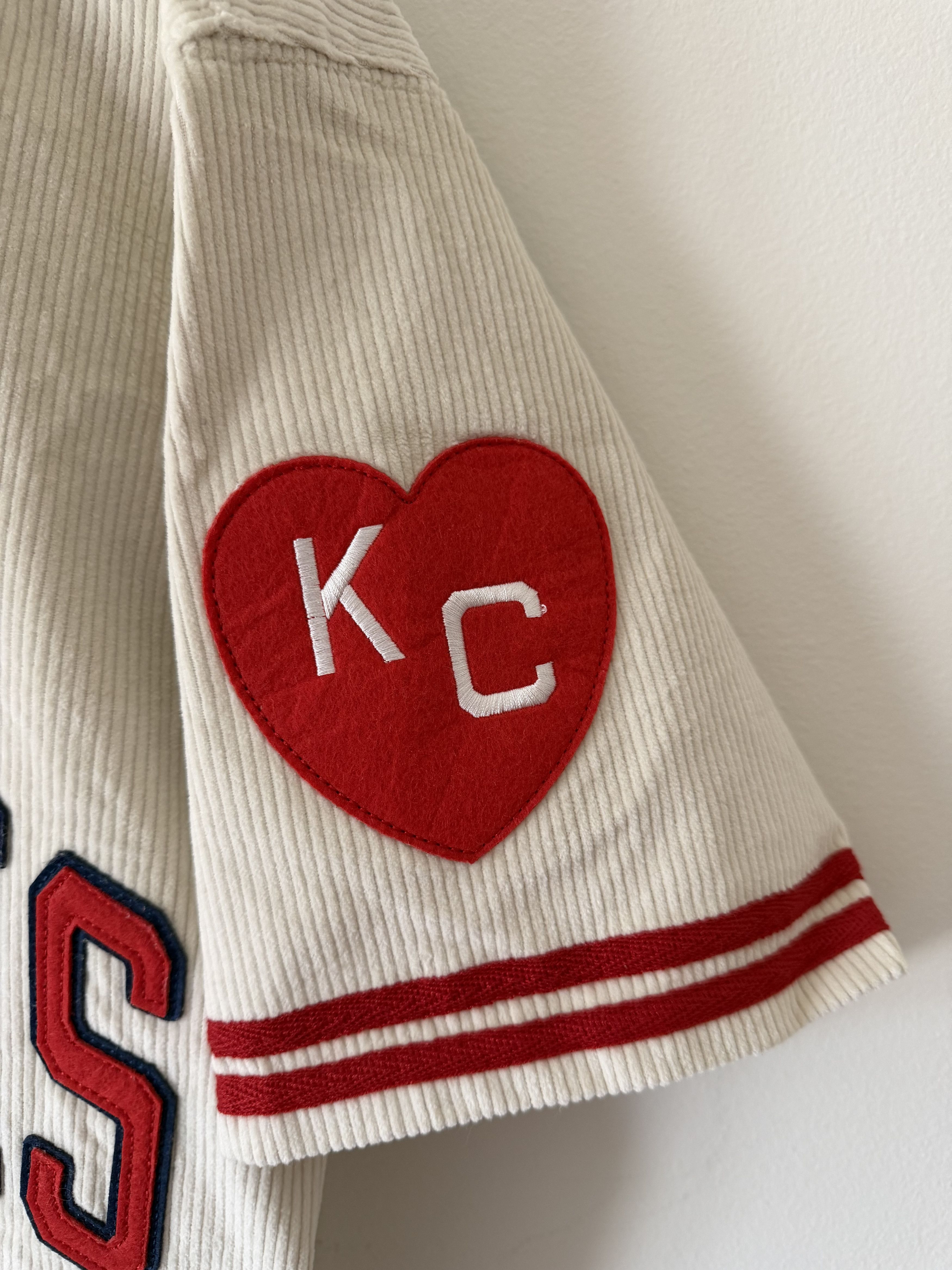 Ebbets Field Flannels Ebbets Field Kansas City Monarchs Corduroy Jersey Size US L / EU 52-54 / 3 - 3 Thumbnail