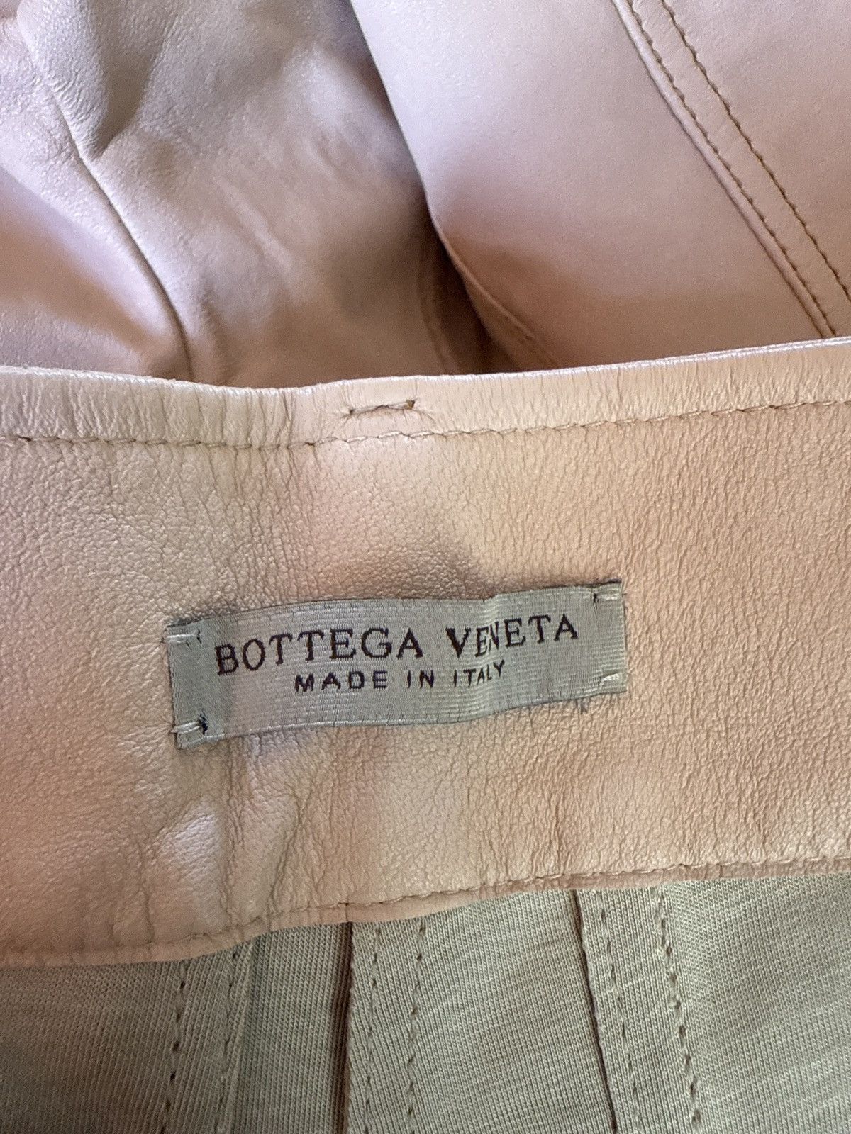 Bottega Veneta Bottega Veneta Lambskin/Ayer’s Snakeskin Salmon Leather Pant Size US 36 / EU 52 - 7 Thumbnail