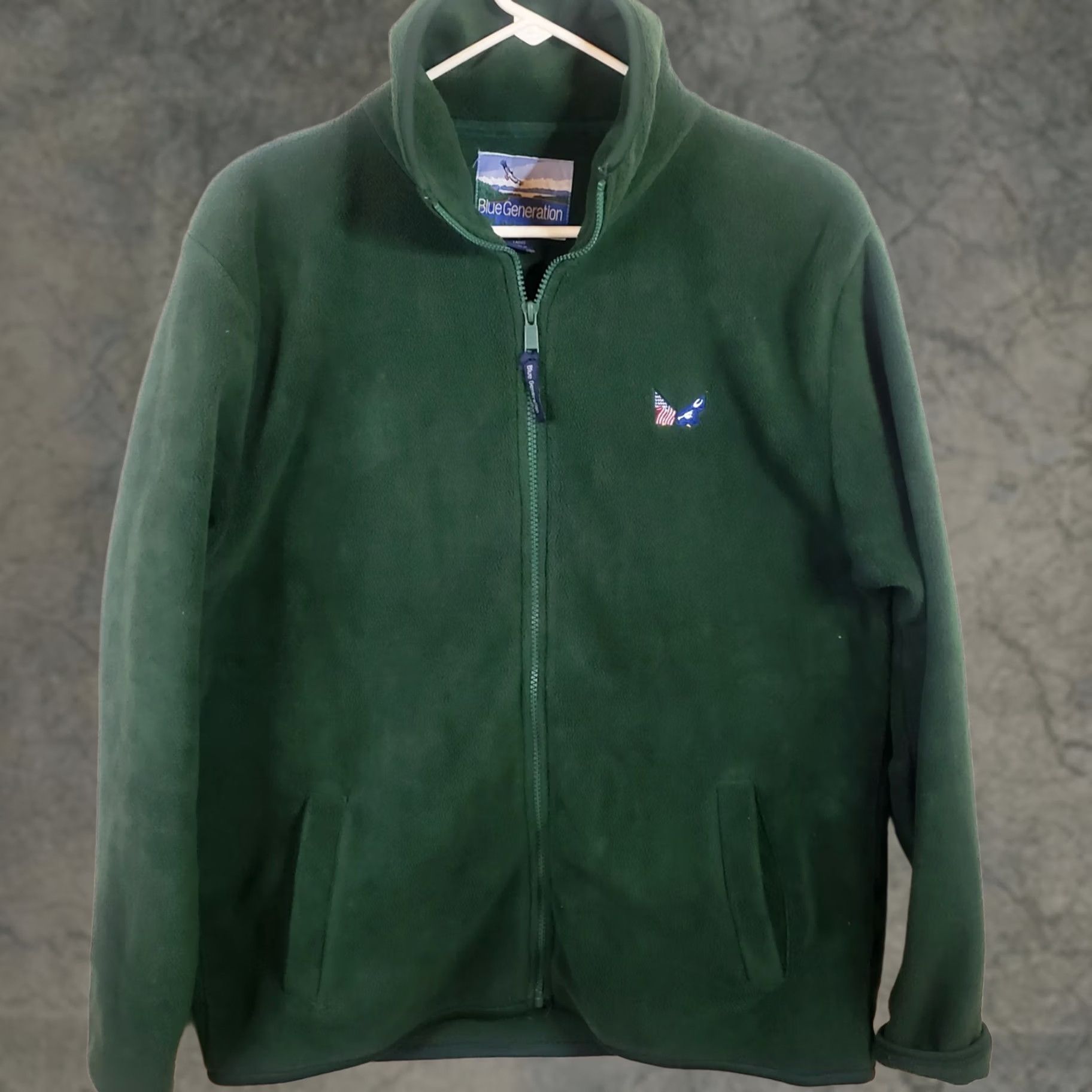 Vintage VINTAGE Secession Golf Course Pullover Women's L Green 1/4 Zip Fleece Sweater Jacket Shirt Size L / US 10 / IT 46 - 1 Thumbnail