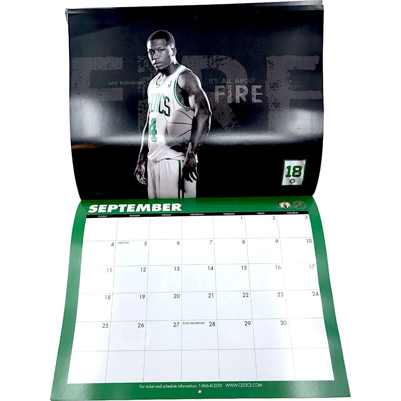 NBA Boston Celtics 2011 Team Calendar *NEW* Size ONE SIZE - 10 Thumbnail
